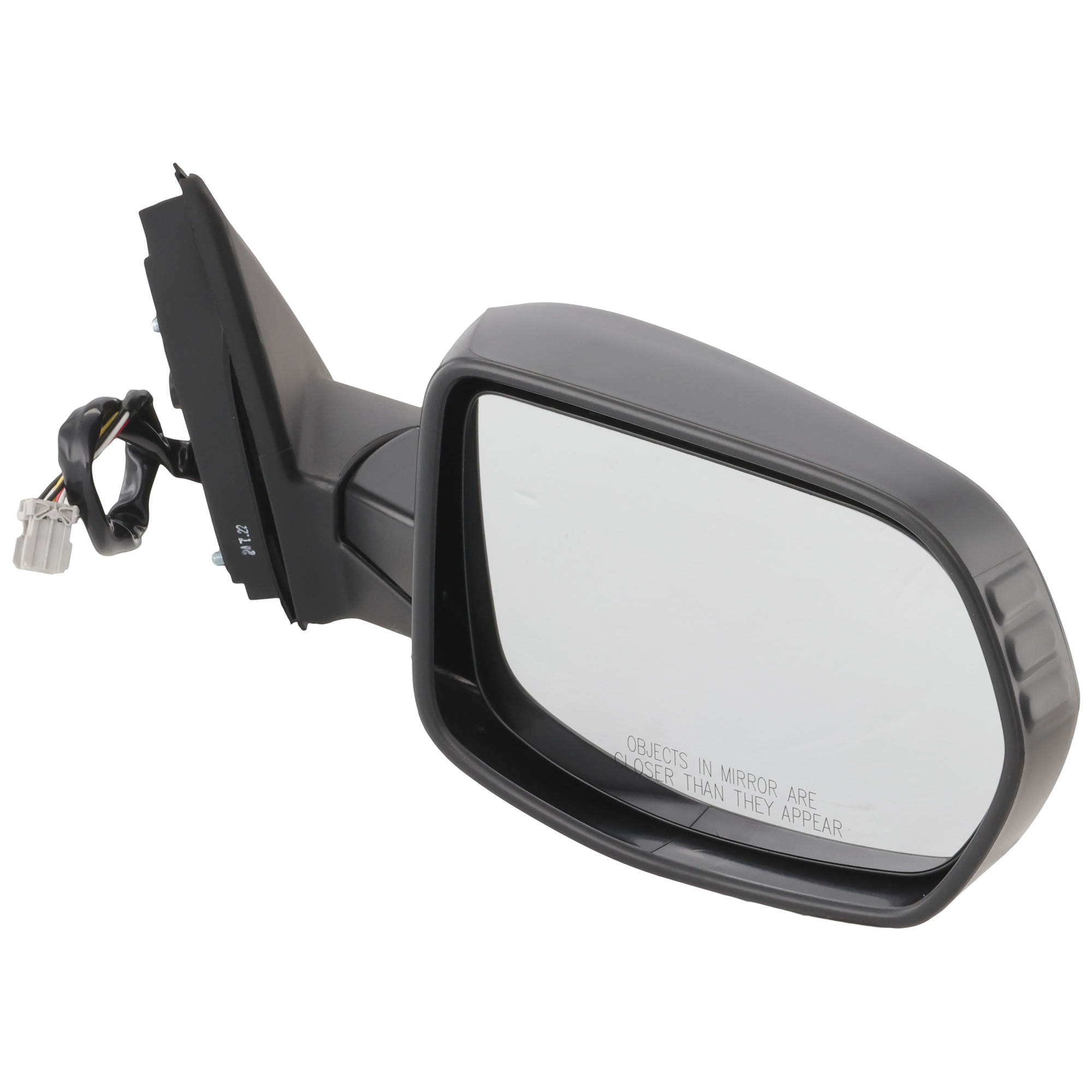 AM CR V 07-11 MIRROR RH Power Manual Folding Heated Paintable No Auto dimming BSD Memory Puddle Light and Signal Light EX L model SKU JHD52ER Partslink HO1321239 OEM 76200SWAA21ZC