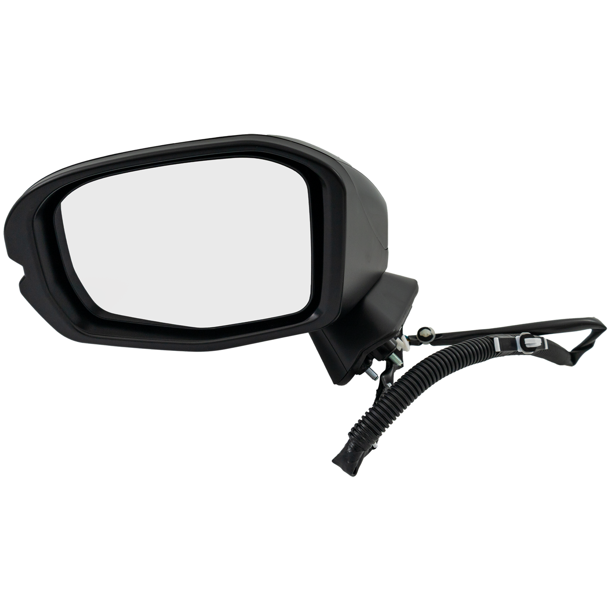 AM HR V 23-25 MIRROR LH Power Manual Folding Non Heated Paintable w o Auto Dimming Blind Spot Detection Memory Puddle Light Signal LX Model SKU JHD82EL Partslink HO1320362 OEM 762583W0A03 PFM
