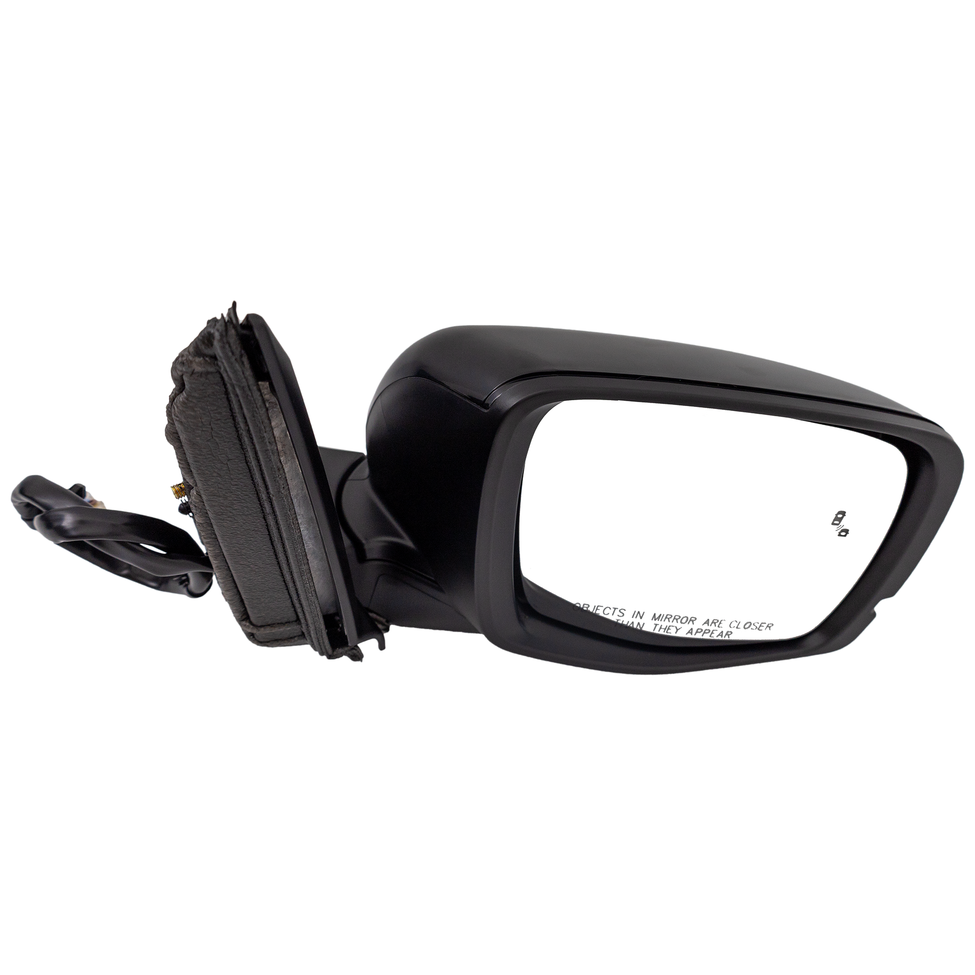 AM PILOT 23-25 MIRROR RH Power Manual Folding Heated Paintable w BSD No Auto dimming and Puddle Light w Signal Light w Memory Recall EX L Touring Model SKU JHD83ER Partslink HO1321365 OEM 76208T90A21 PFM