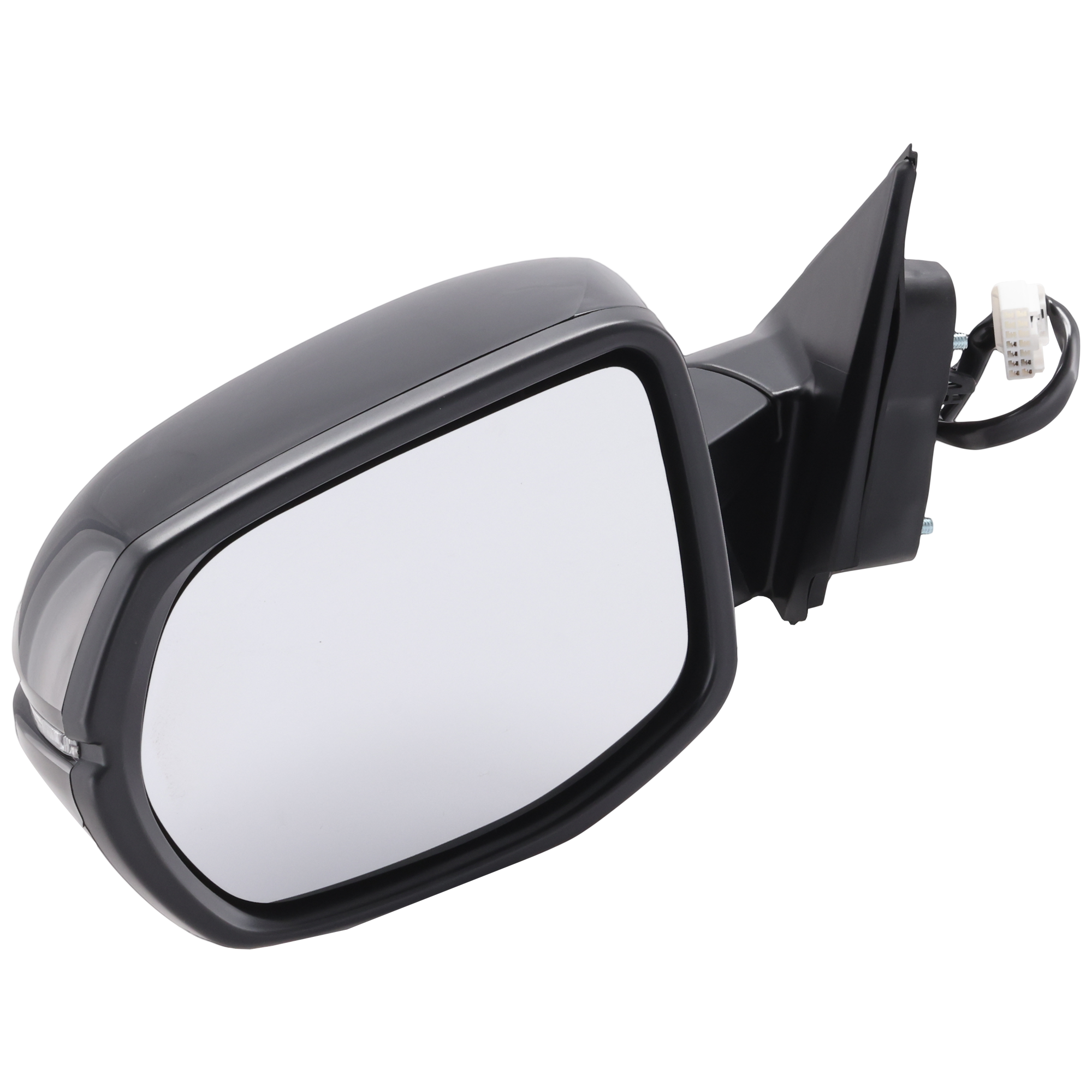 AM HR V 17-22 MIRROR LH Power Manual Folding Heated Paintable w Signal Light w o Camera EX EX L Models SKU JHO04EL S1 Partslink HO1320309 OEM 76258T7WA61 PFM