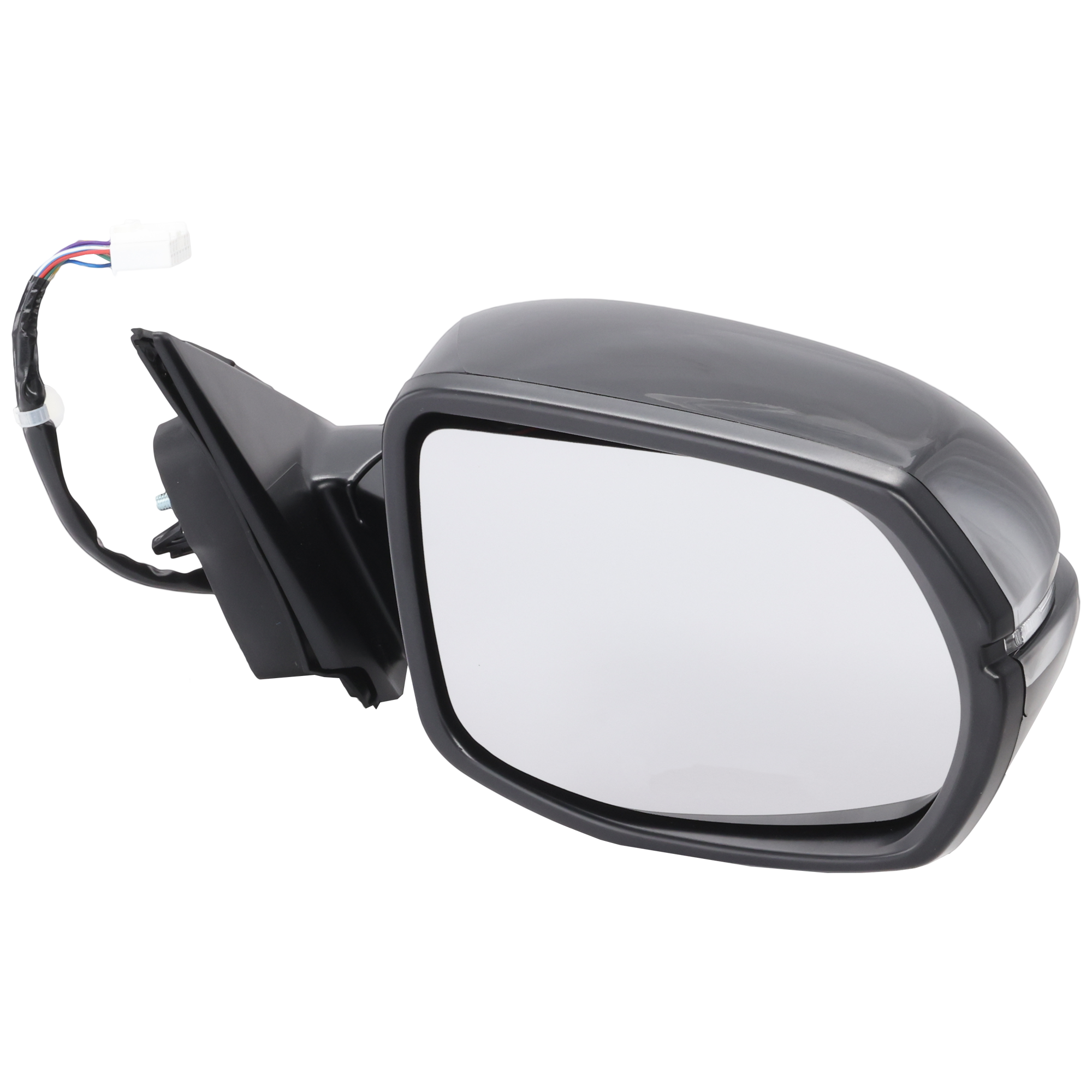 AM HR V 16-18 MIRROR RH Power Manual Folding Heated Paintable w Camera and Signal Light EX EX L Models SKU JHO04ER S Partslink HO1321286 OEM 76208T7W309 PFM