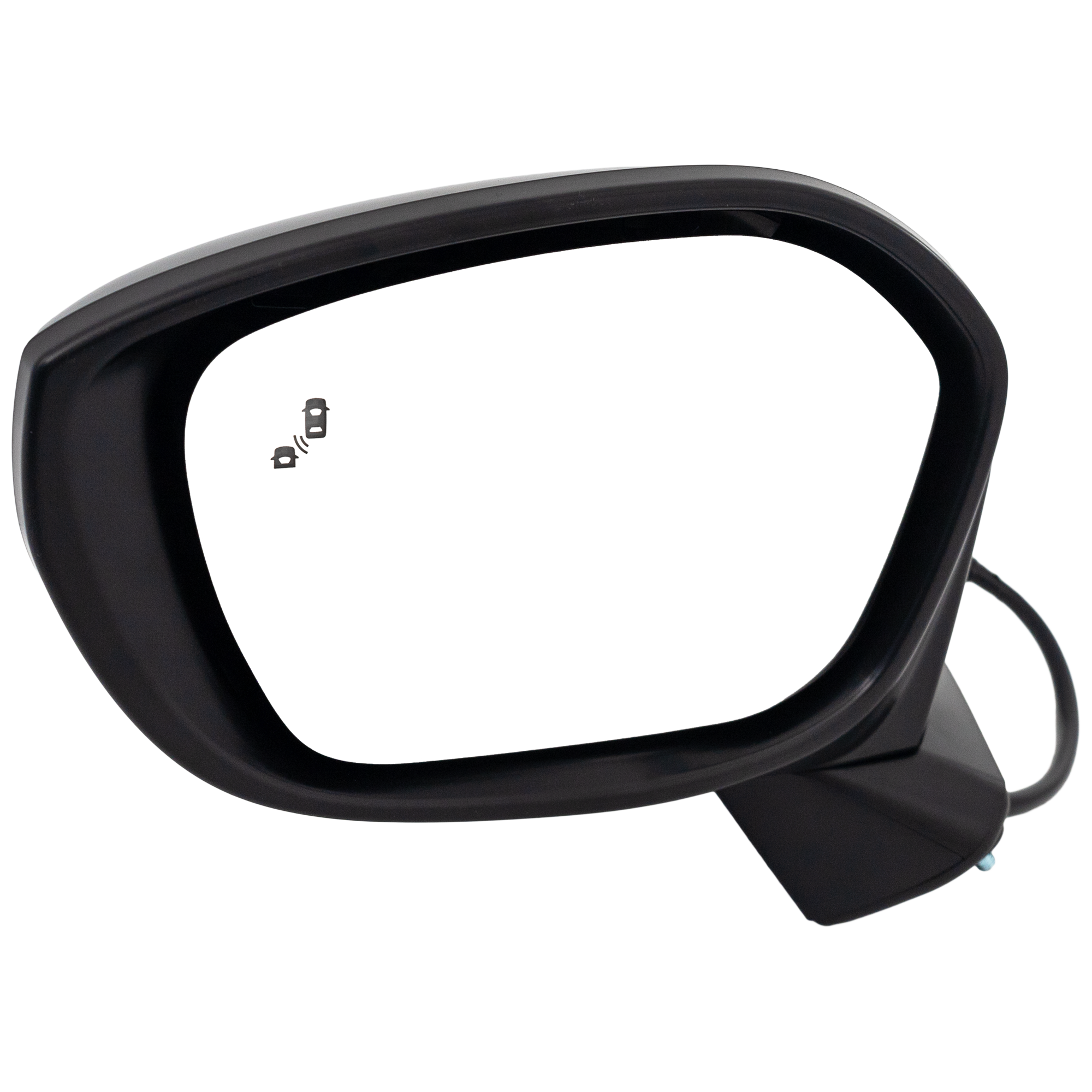 AM CIVIC 22-24 MIRROR LH Power Manual Folding Heated Paintable w BSD No Signal Light Memory Puddle Light Auto Dimming EX Model SKU JHO117EL Partslink HO1320351 OEM 76258T20A21 PFM