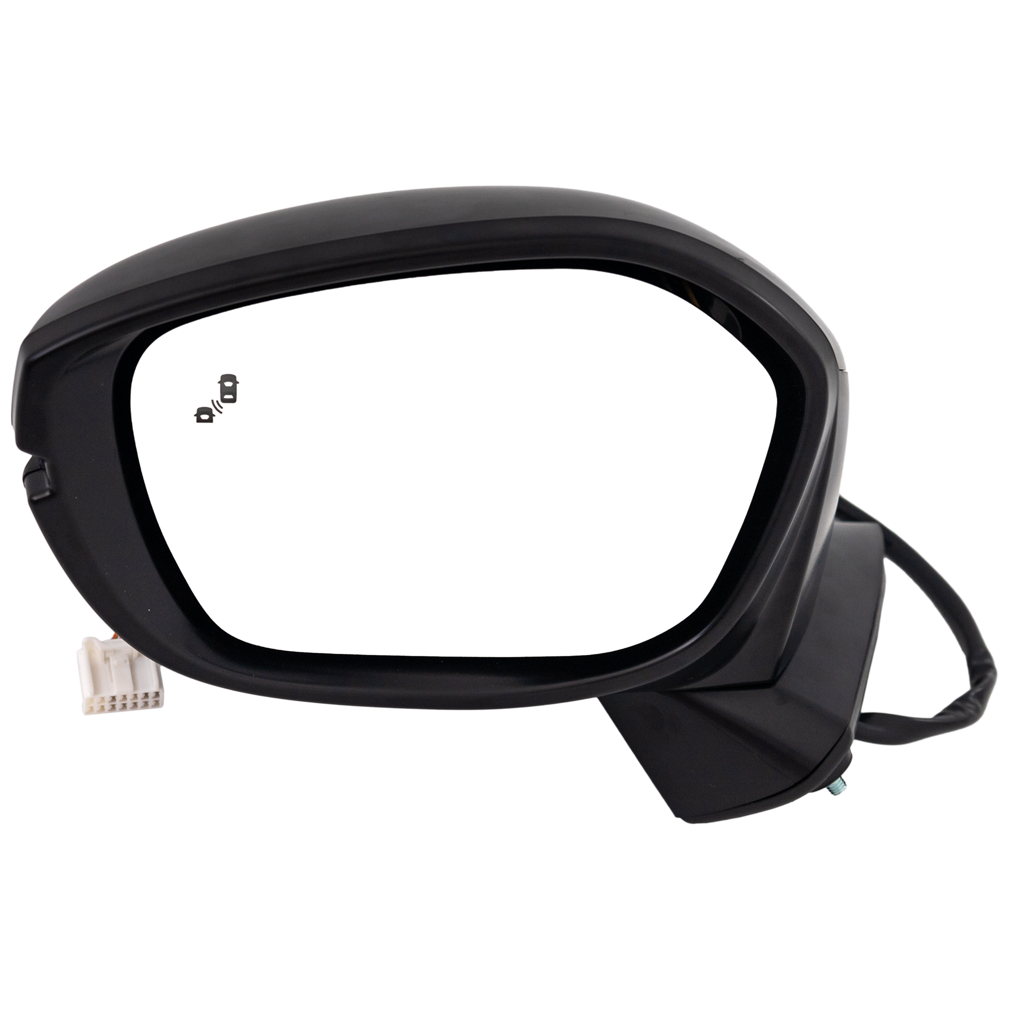 AM CIVIC 22-24 MIRROR LH Power Manual Folding Heated Paintable w BSD Signal Light No Memory Puddle Light Auto Dimming Touring Sport Touring Models SKU JHO118EL S Partslink HO1320352 OEM 76258T20A31 PFM