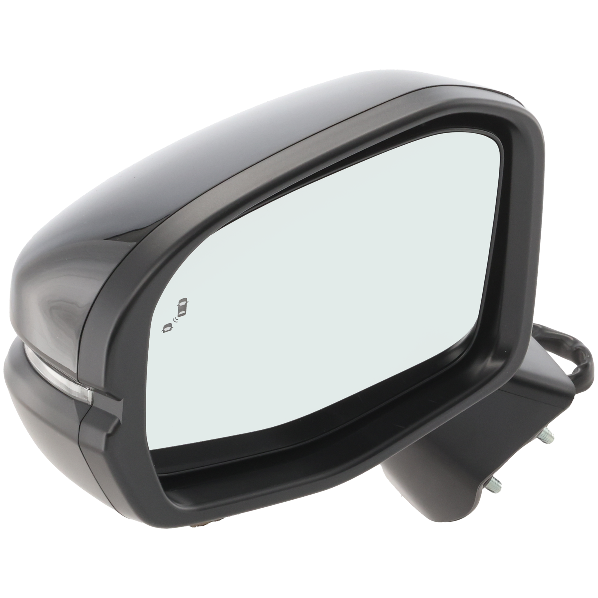AM CR V 23-24 MIRROR LH Power Manual Folding Heated Paintable EX EX L Hybrid Sport Sport Models w Blind Spot Detection in Glass In housing Signal Light No Auto dimming Memory Puddle Light SKU JHO123EL Partslink HO1320360 OEM 762583A0A12 PFM