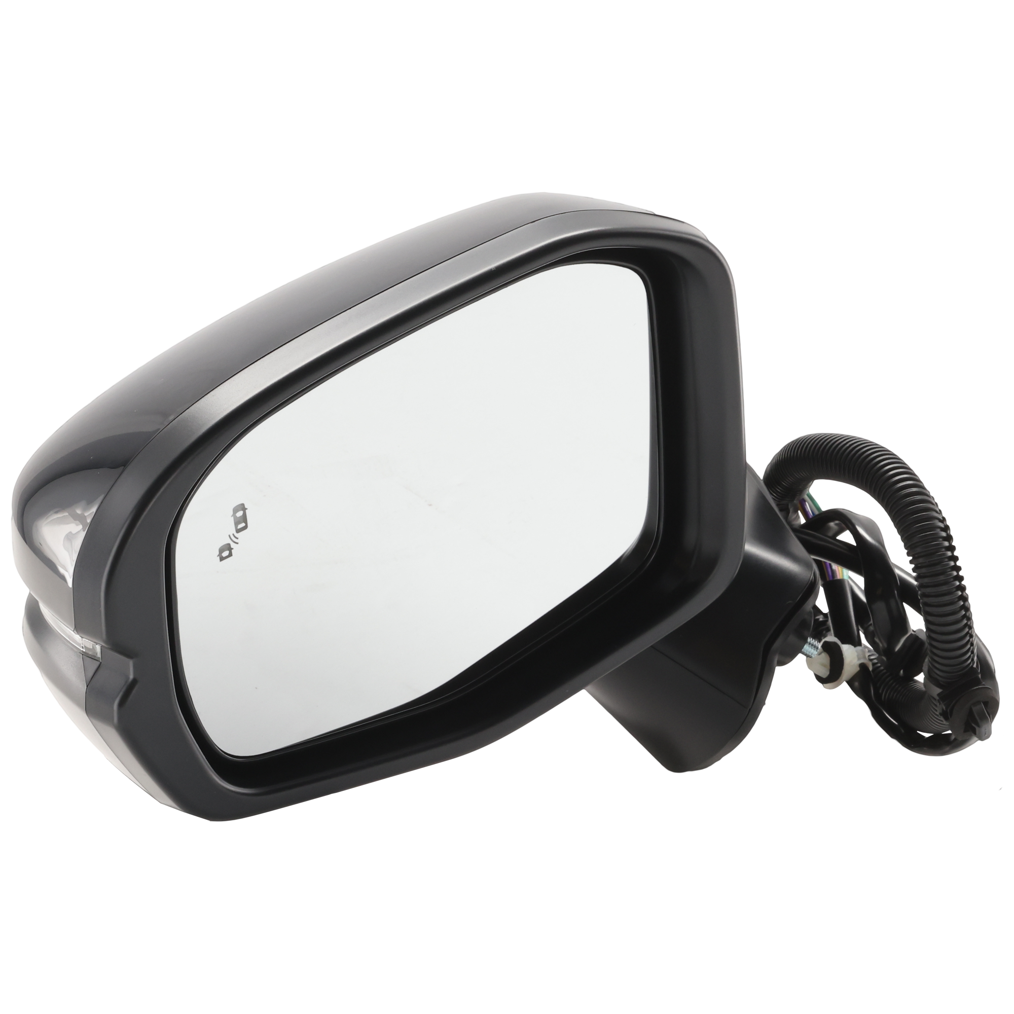 AM HR V 23-25 MIRROR LH Power Manual Folding Heated Paintable w Blind Spot Detection in Glass In housing Signal Light No Auto dimming Memory Puddle Light SKU JHO124EL Partslink HO1320359 OEM 762583W0A43 PFM