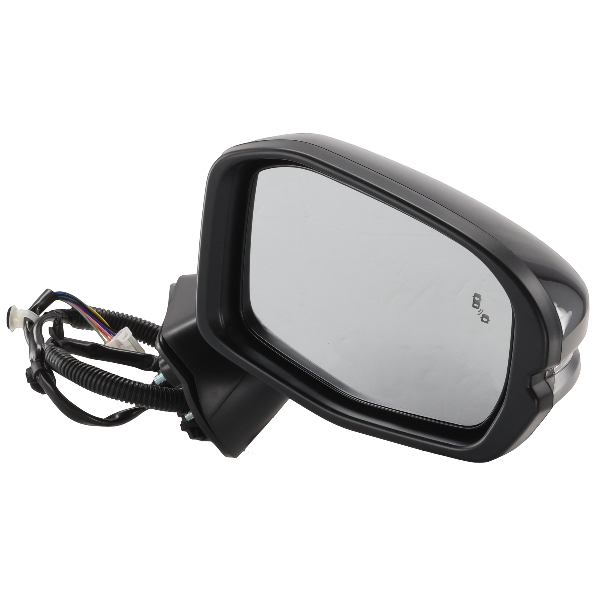AM HR V 23-25 MIRROR RH Power Manual Folding Heated Paintable w Blind Spot Detection in Glass In housing Signal Light No Auto dimming Memory Puddle Light SKU JHO124ER Partslink HO1321359 OEM 762083W0A43 PFM