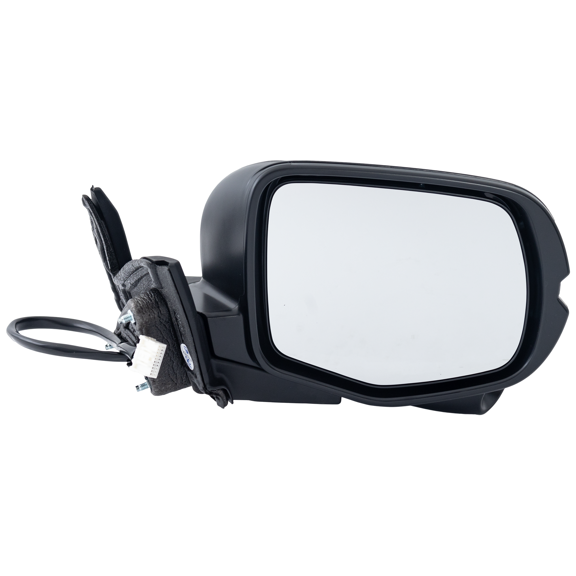 AM PILOT 16-16 MIRROR RH Power Manual Folding Heated Paintable w Camera No Auto dimming Blind Spot Feature Memory Puddle Light and Signal Light All Wheel Drive EX EX L Models SKU JHO131ER OEM 76200TG7A11ZD PFM
