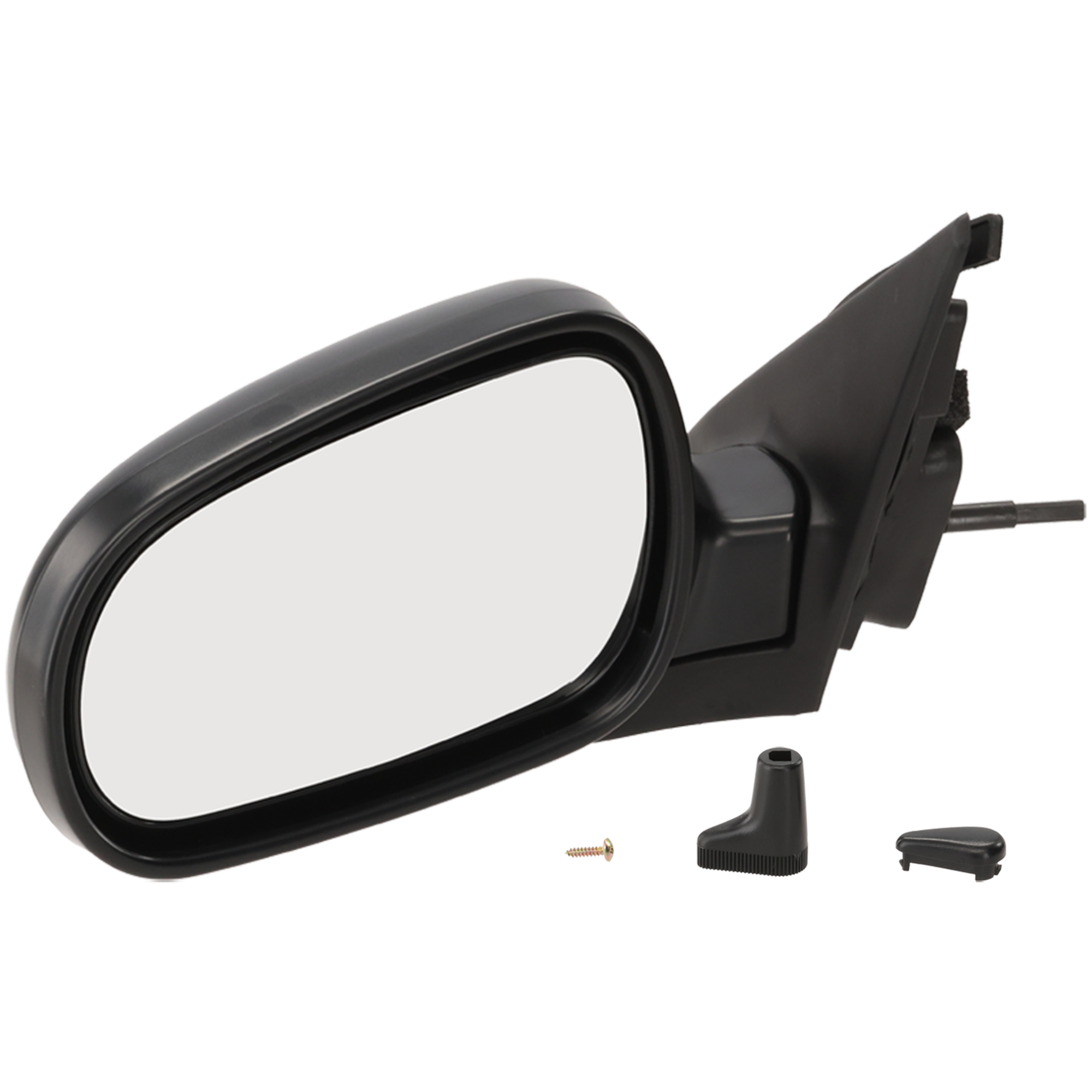 AM ACCORD 90-93 MIRROR LH Manual Adjust Manual Folding Non Heated Paintable Sedan SKU JHO17L Partslink HO1320106 OEM 76250SM4A02