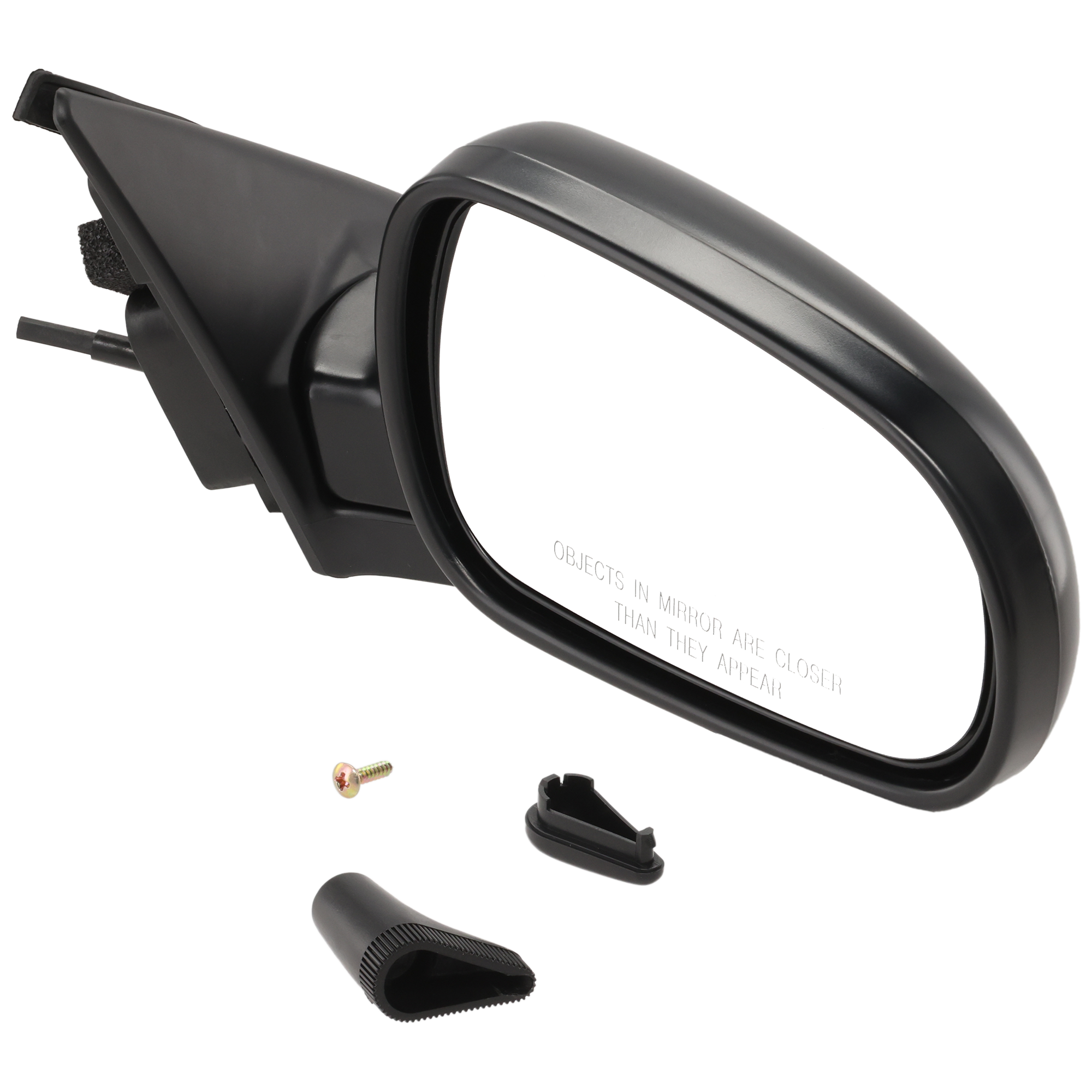AM ACCORD 90-93 MIRROR RH Manual Adjust Manual Folding Non Heated Paintable Sedan SKU JHO17R Partslink HO1321106 OEM 76200SM4A02