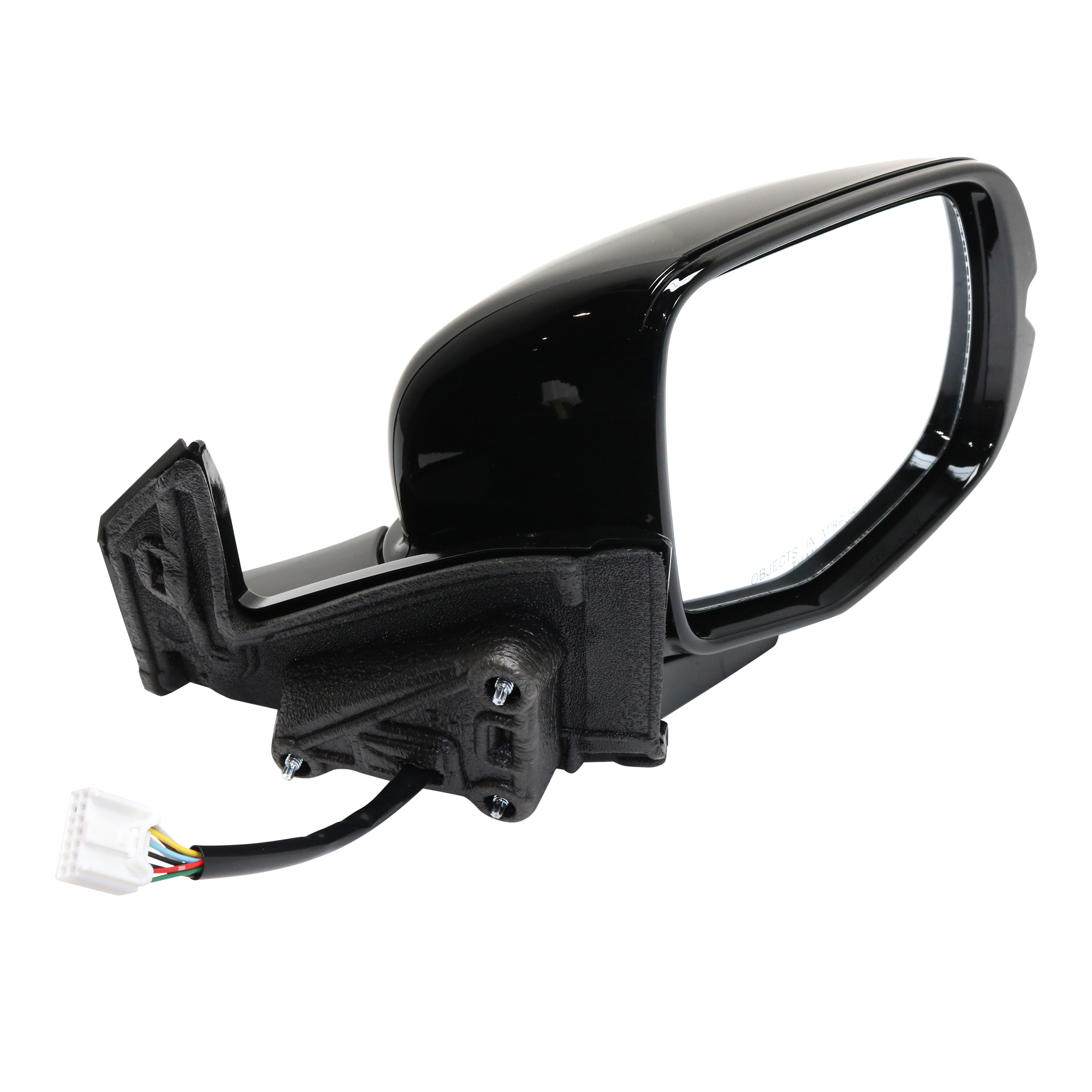 AM RIDGELINE 17-20 MIRROR RH Power Manual Folding Heated Paintable w Memory No Auto dimming BSD Puddle Light Shadow Line Side Object Sensor and Signal Light Black Edition RTL E Models SKU JHO73ER Partslink HO1321313 OEM 76200T6ZA21ZD