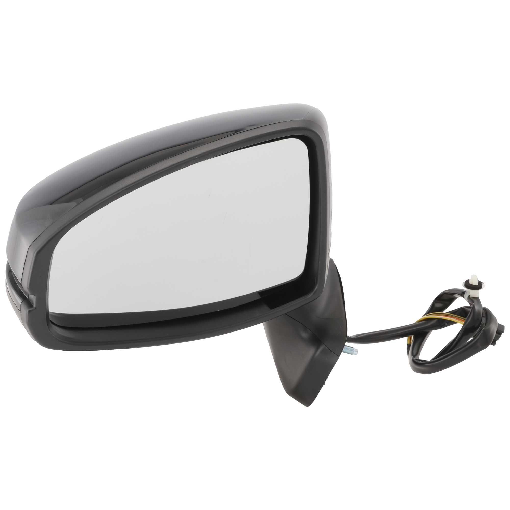 AM FIT 15-20 MIRROR LH Power Manual Folding Non Heated Paintable No BSD and Signal Light EX LX Sport Models SKU JHO92EL Partslink HO1320332 OEM 76258T5RA01 PFM 76258T5RA41