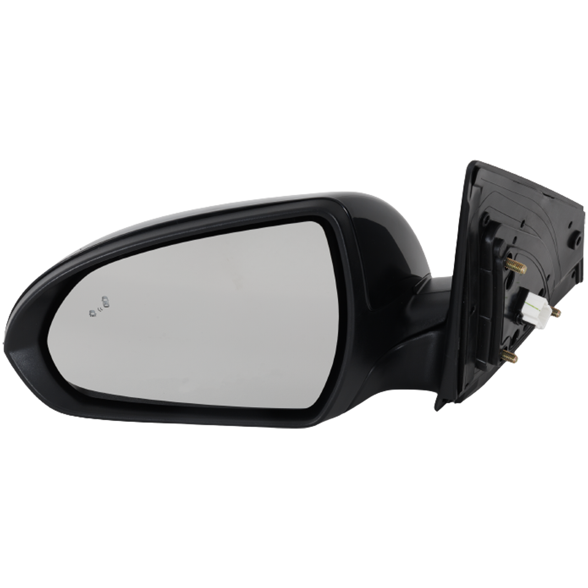 AM ELANTRA 17-20 MIRROR LH Power Heated Manual Folding Paintable w Blind Spot Detection in Glass No Auto dimming Memory and Signal Light SKU JHY100EL S Partslink HY1320253 OEM 87610F2280 PFM