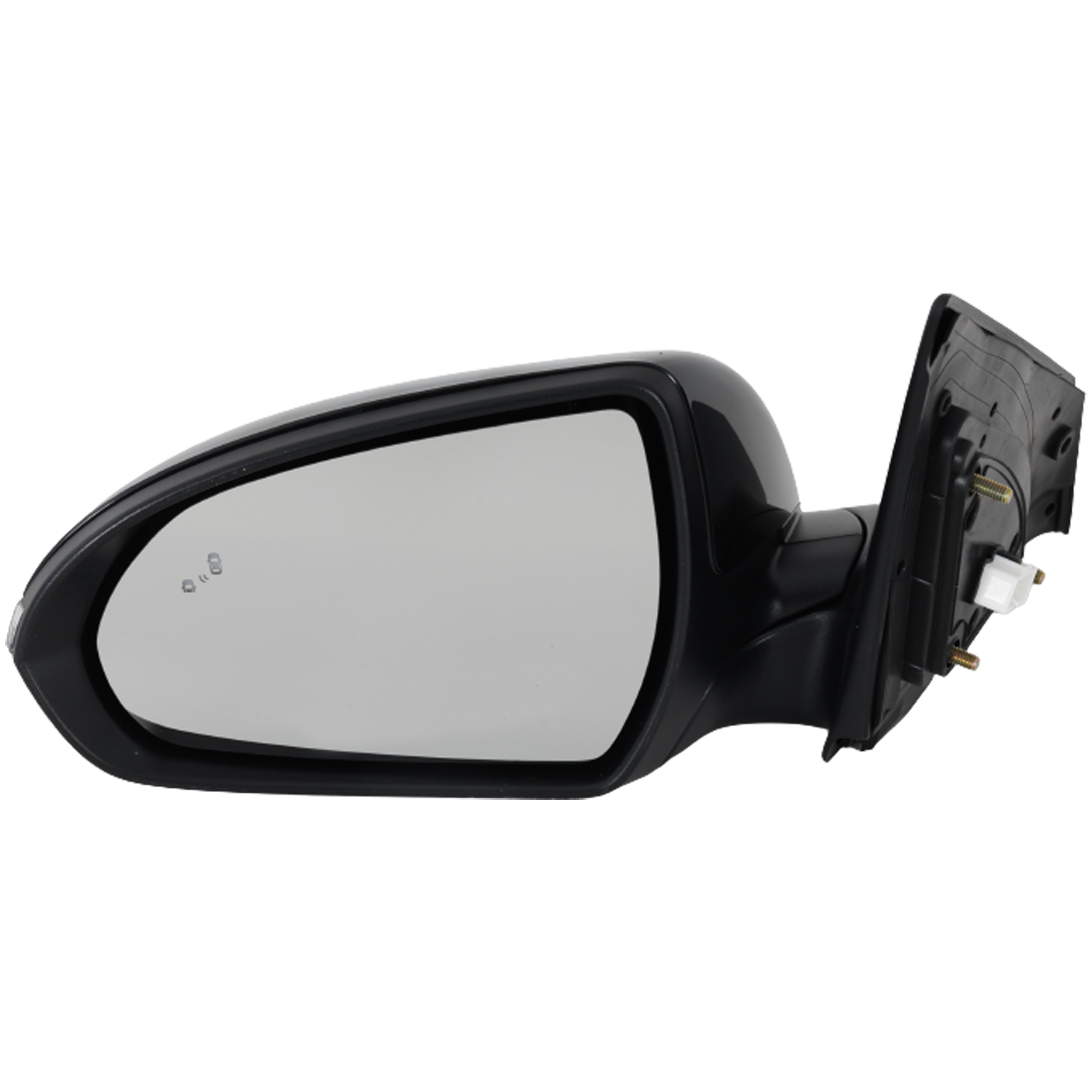 AM ELANTRA 17-18 MIRROR LH Power Manual Folding Heated Paintable w BSD In housing Signal Light USA Built Vehicle SKU JHY101EL S Partslink HY1320252 OEM 87610F3030 PFM