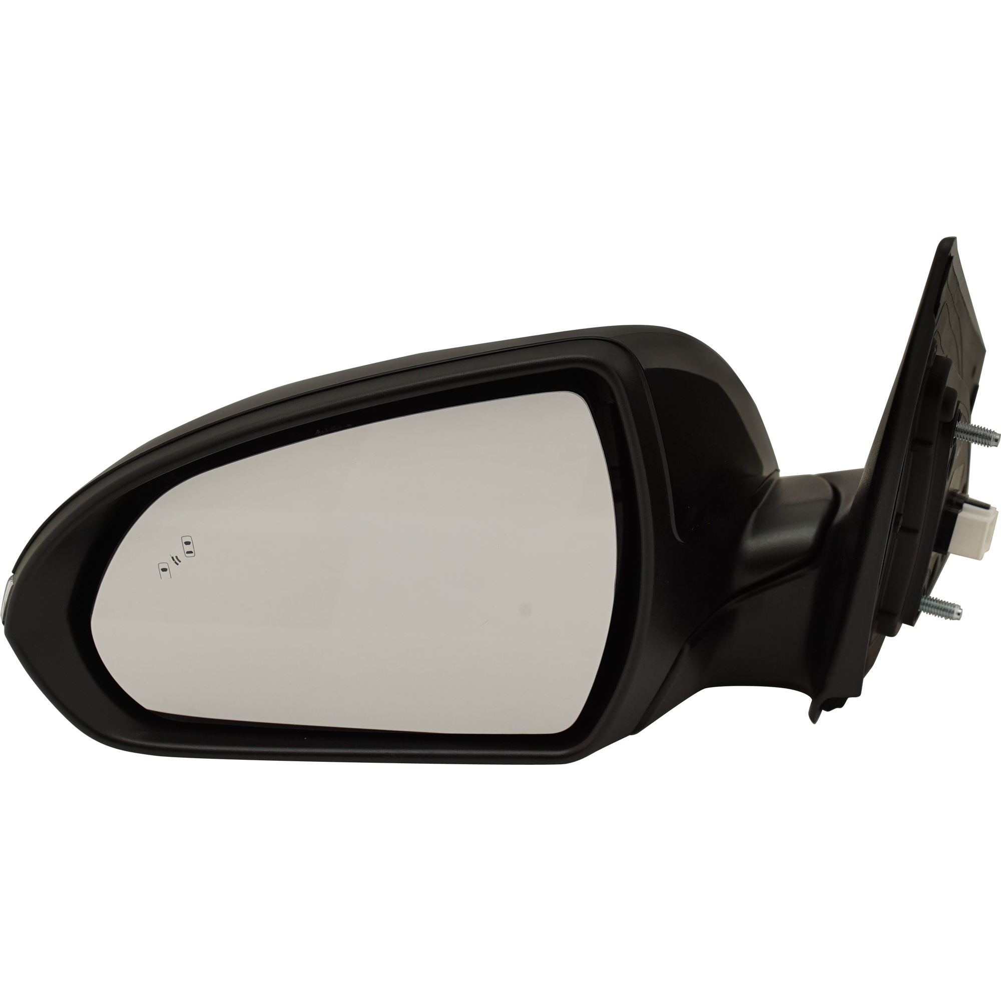 AM ELANTRA 17-18 MIRROR LH Power Manual Folding Heated Paintable w BSD in Glass and In housing Signal Light No Auto dimming and Memory SKU JHY102EL S Partslink HY1320232 OEM 87610F3030