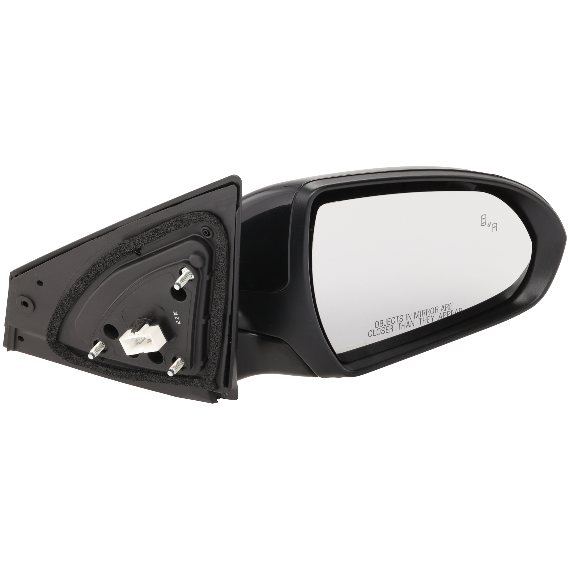 AM ELANTRA 17-18 MIRROR RH Power Manual Folding Heated Paintable w BSD in Glass and In housing Signal Light No Auto dimming and Memory SKU JHY102ER S Partslink HY1321232 OEM 87620F3030