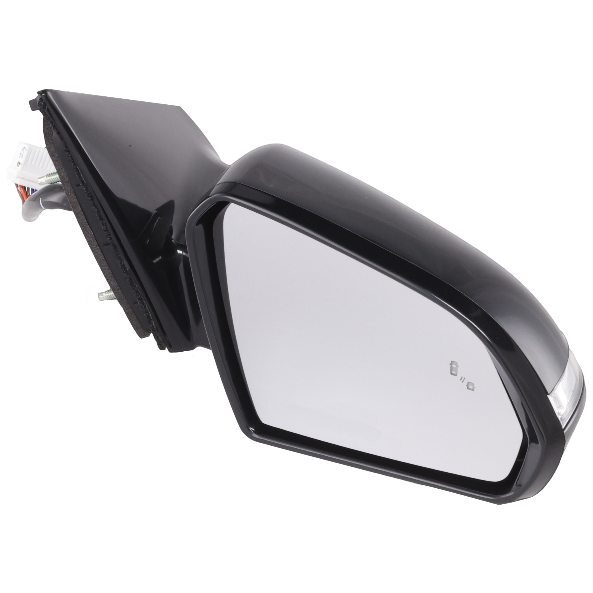 AM SONATA 15-17 MIRROR RH Power Manual Folding Heated Paintable w BSD Memory and Signal Light SKU JHY106ER S Partslink HY1321229 OEM 87620C2070