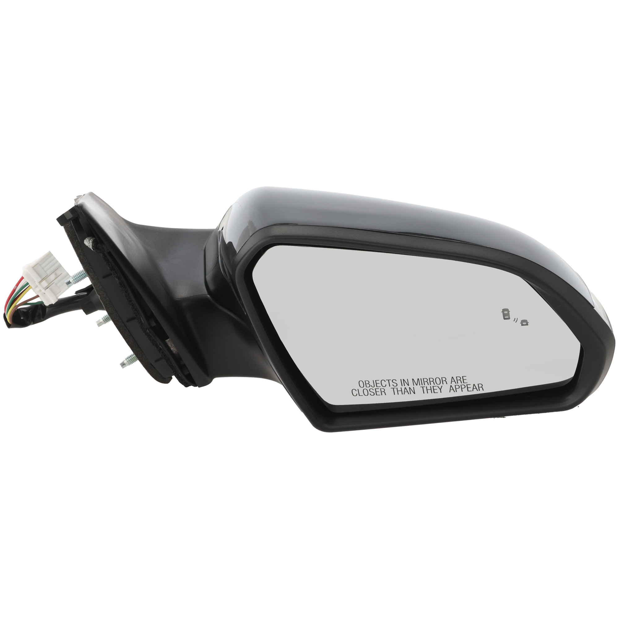 AM SONATA 18-19 MIRROR RH Power Manual Folding Heated Paintable w BSD and Signal Light No Memory SKU JHY107ER S Partslink HY1321238 OEM 87620C2520