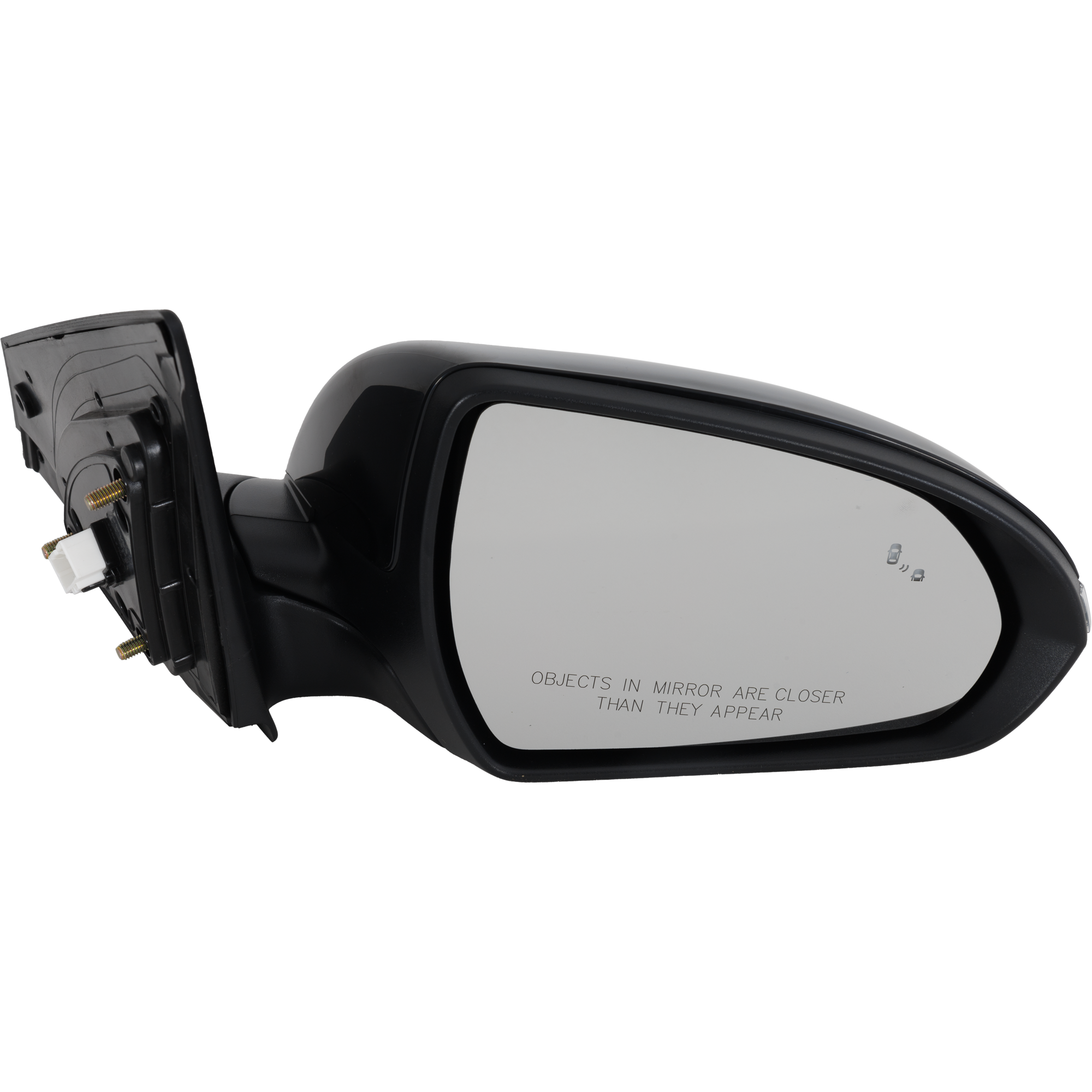 AM ELANTRA 17-18 MIRROR RH Power Heated Manual Folding Paintable w Blind Spot Detection in Glass In housing Signal Light and Memory No Auto dimming SKU JHY113ER S Partslink HY1321255 OEM 87620F2300