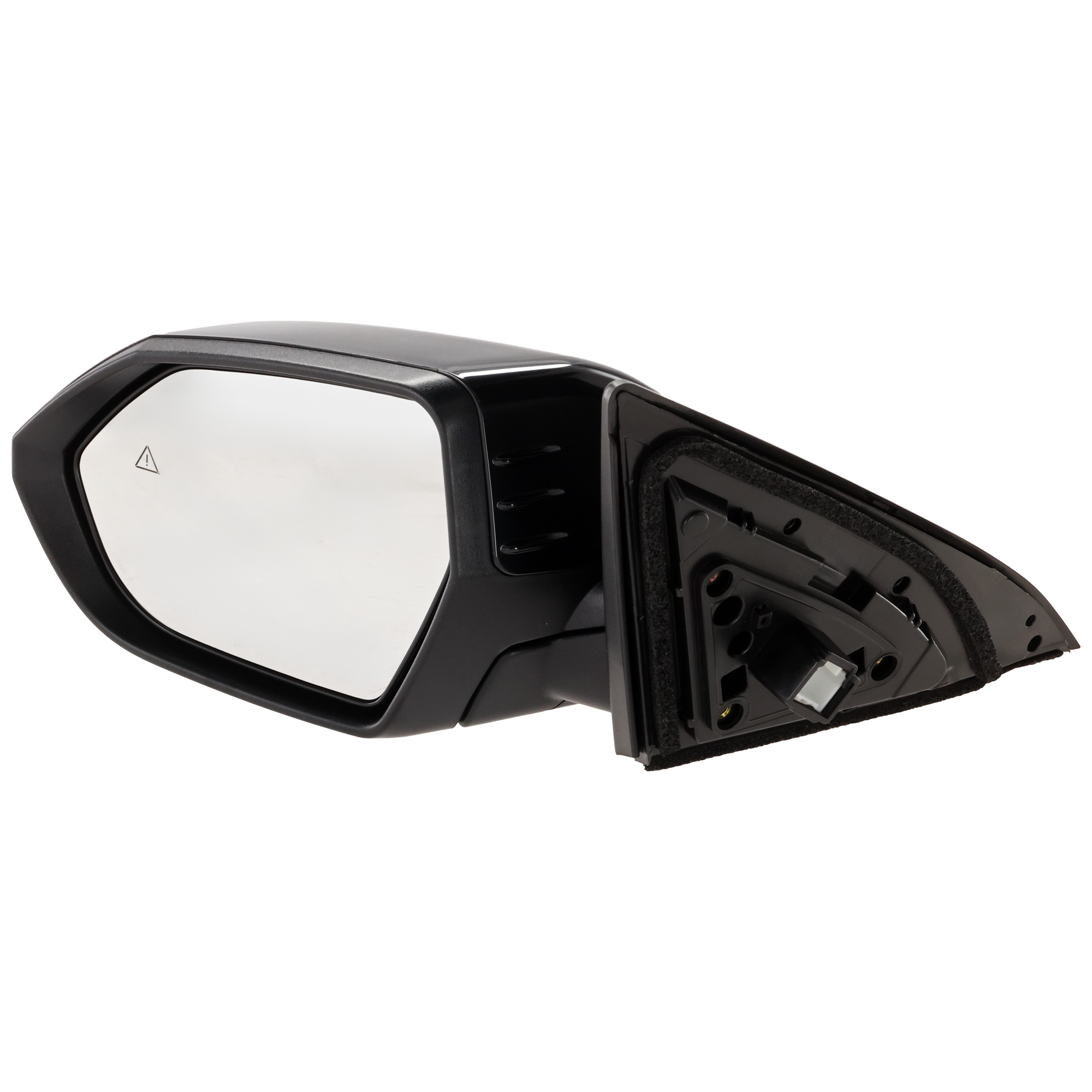 AM KONA 24-25 MIRROR LH Power Manual Folding Non Heated Paintable w BSD No Auto dimming Memory Puddle Light and Signal Light SE Model SKU JHY154EL Partslink HY1320337 OEM 87610BE000