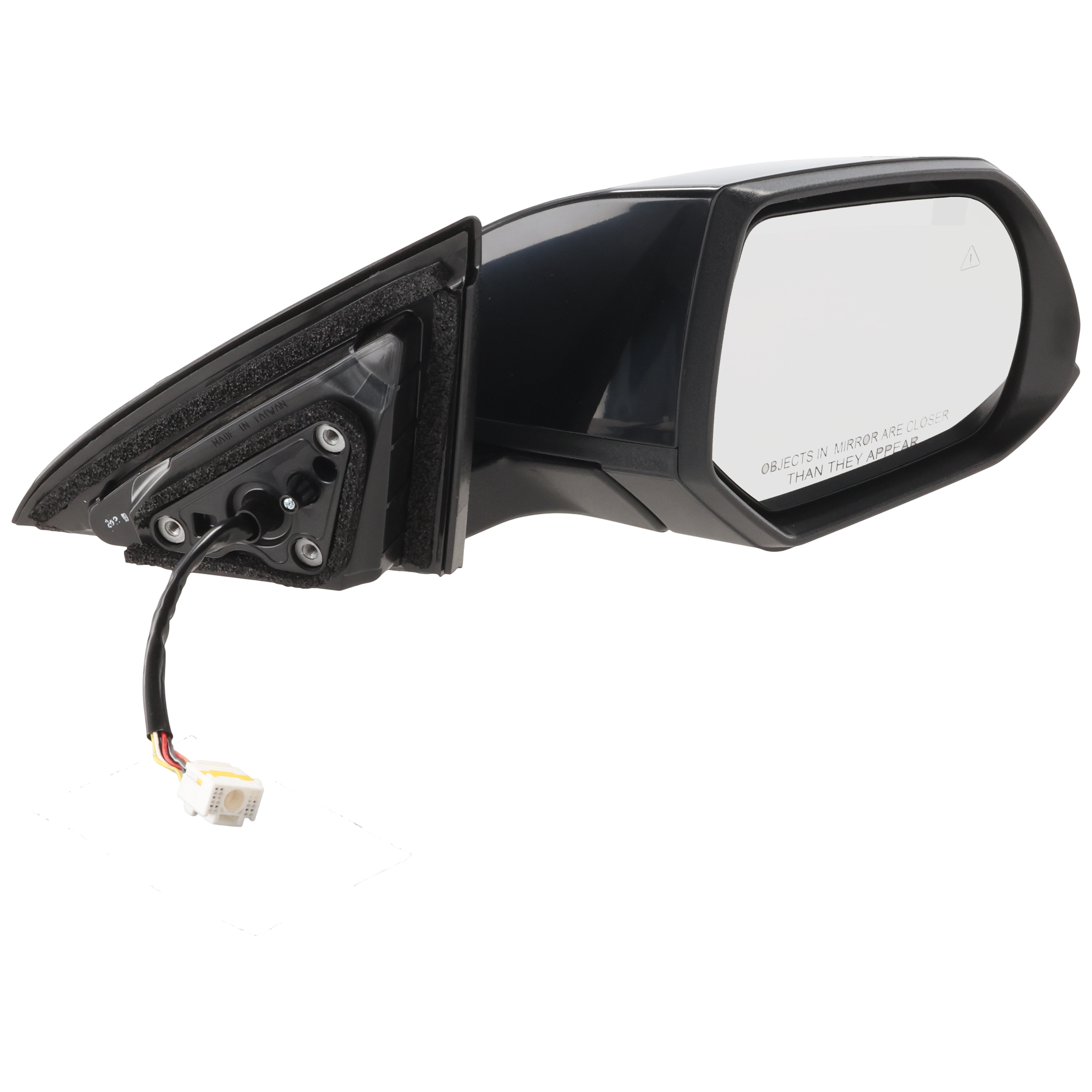 AM IONIQ 22-24 MIRROR RH Power Heated Manual Folding Paintable w BSD w o Auto Dim w Signal Light Essential Preferred Preferred Long Range w o Ultimate Package SE SE Standard Range SEL Models SKU JHY156ER Partslink HY1321340 OEM 87620GI170