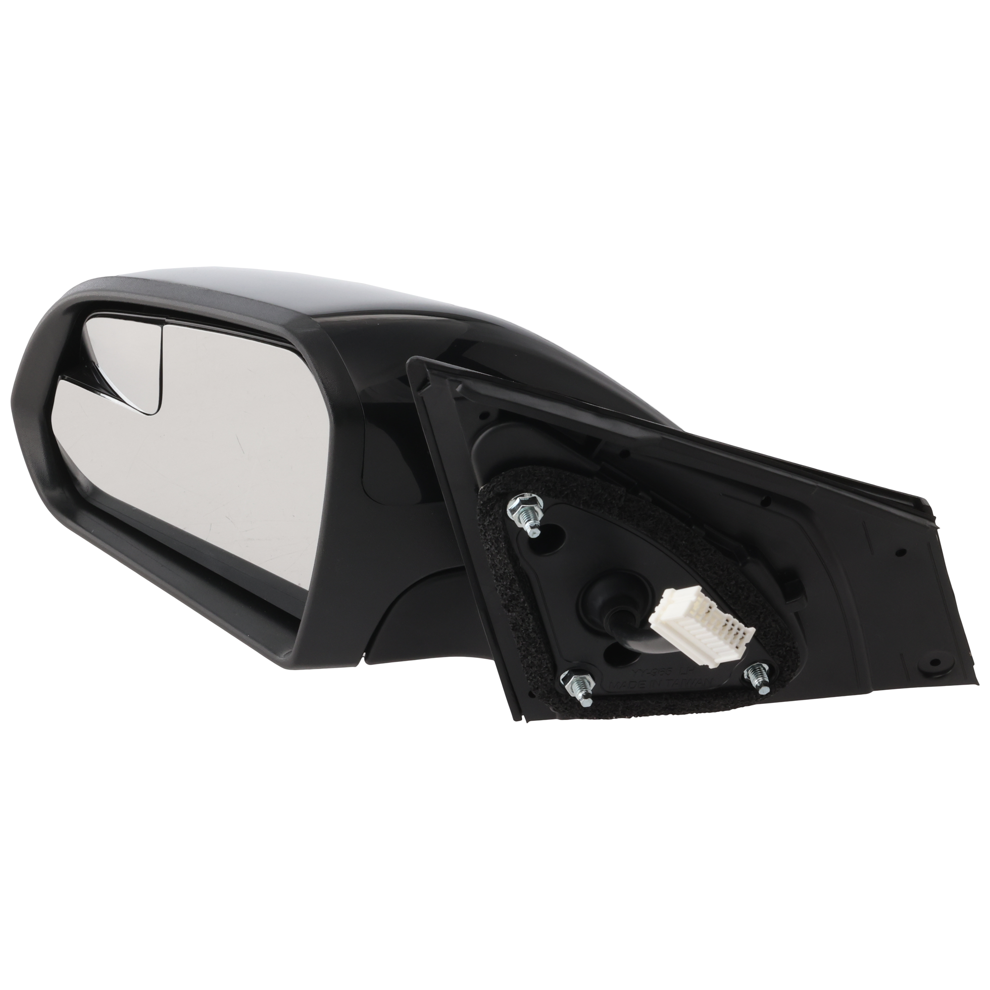 AM SONATA 15-17 MIRROR LH Power Heated Manual Folding Paintable w Signal Light and Blind Spot Glass Exc. Hybrid Model SKU JHY16EL S Partslink HY1320204 OEM 87610C2010