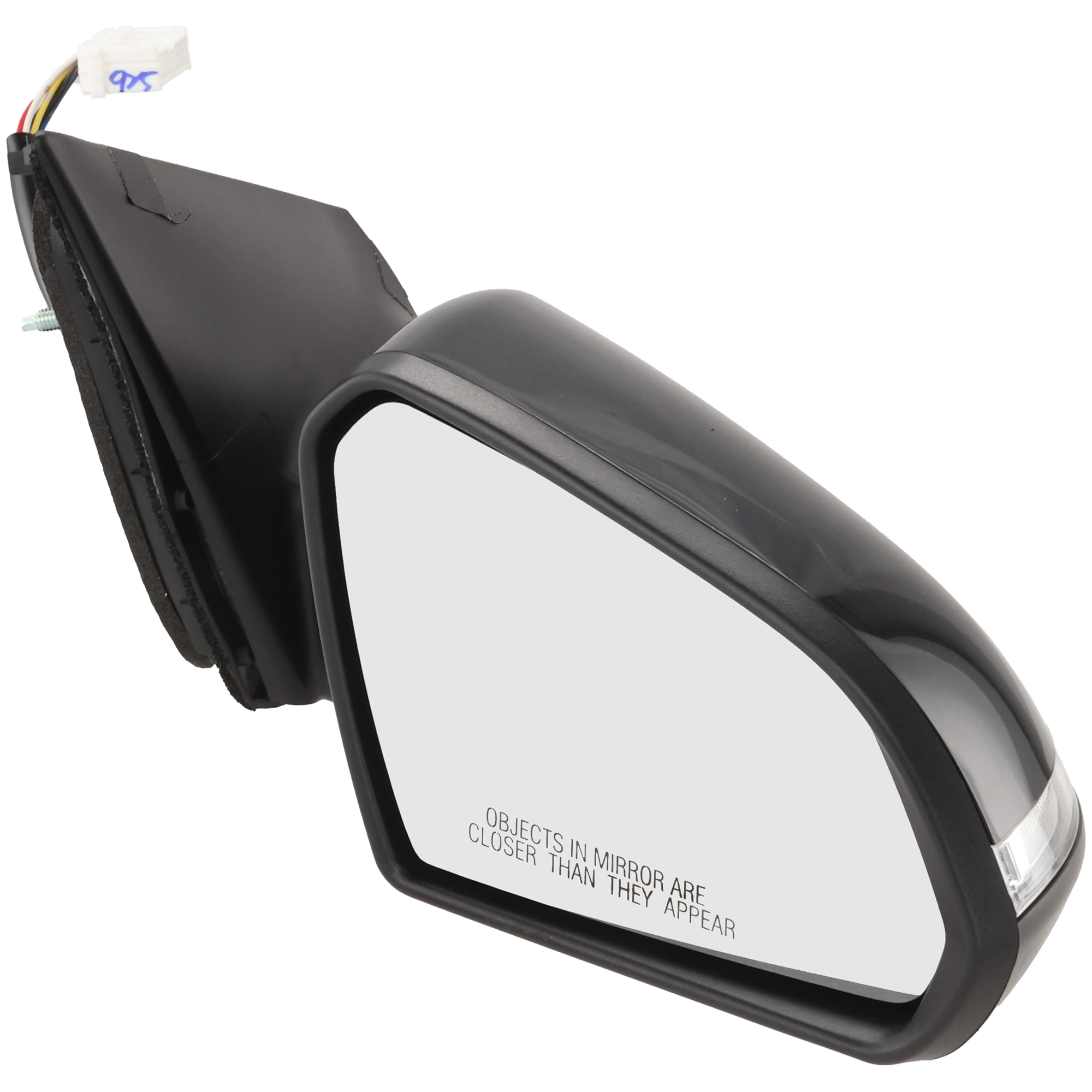 AM SONATA 15-17 MIRROR RH Power Heated Manual Folding Paintable w Signal Light No Blind Spot Feature Exc. Hybrid Model SKU JHY16ER S Partslink HY1321204 OEM 87620C2010