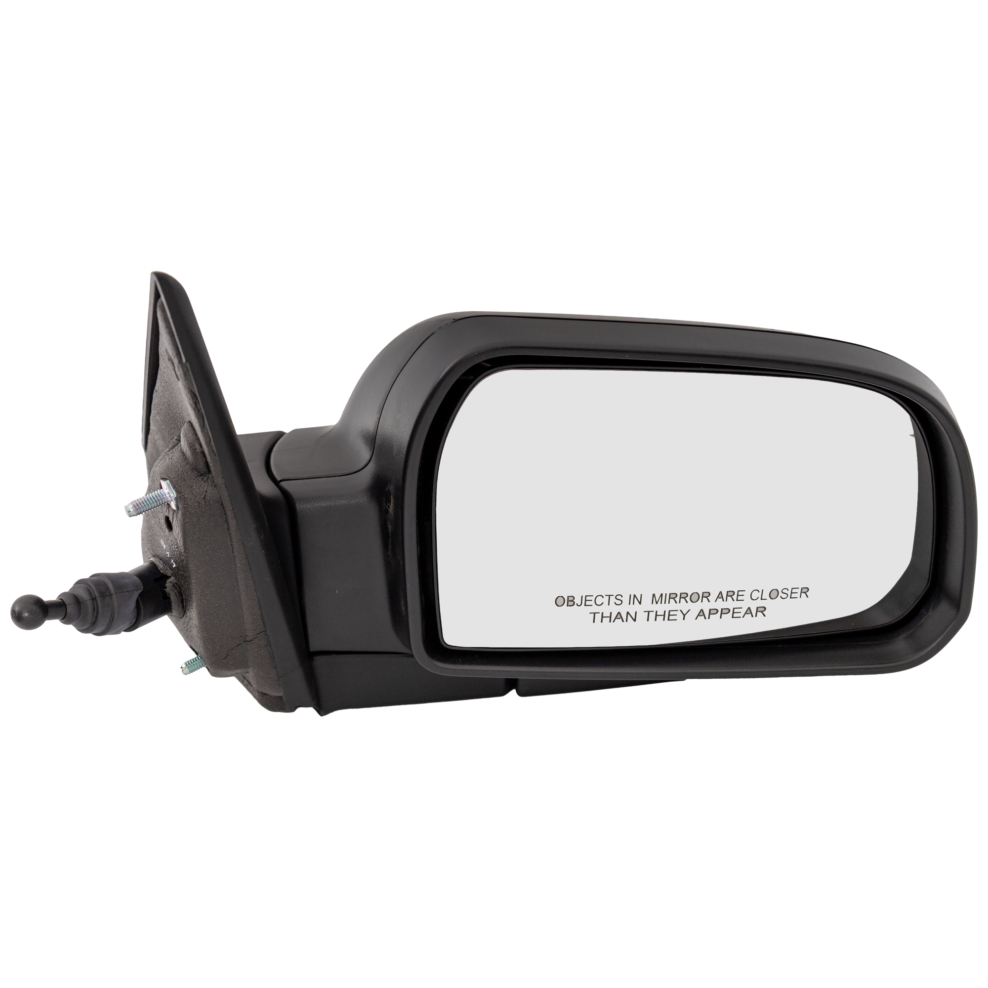 AM TUCSON 05-09 MIRROR RH Manual Adjust Manual Folding Non Heated Textured SKU JHY17R Partslink HY1321150 OEM 876202E420CA