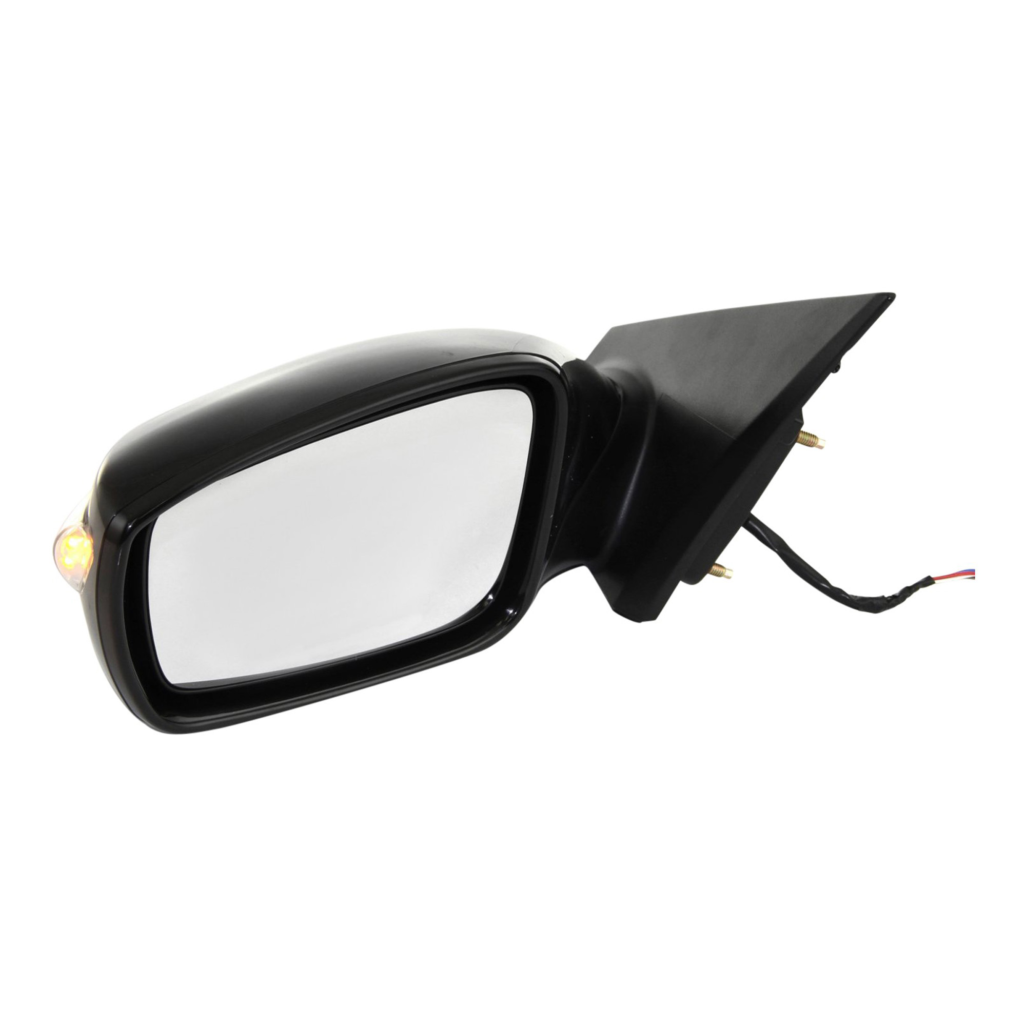 AM SONATA 11-14 MIRROR LH Power Manual Folding Non Heated Paintable w Signal Light Exc. Hybrid Model SKU JHY45EL S Partslink HY1320167 OEM 876103Q100