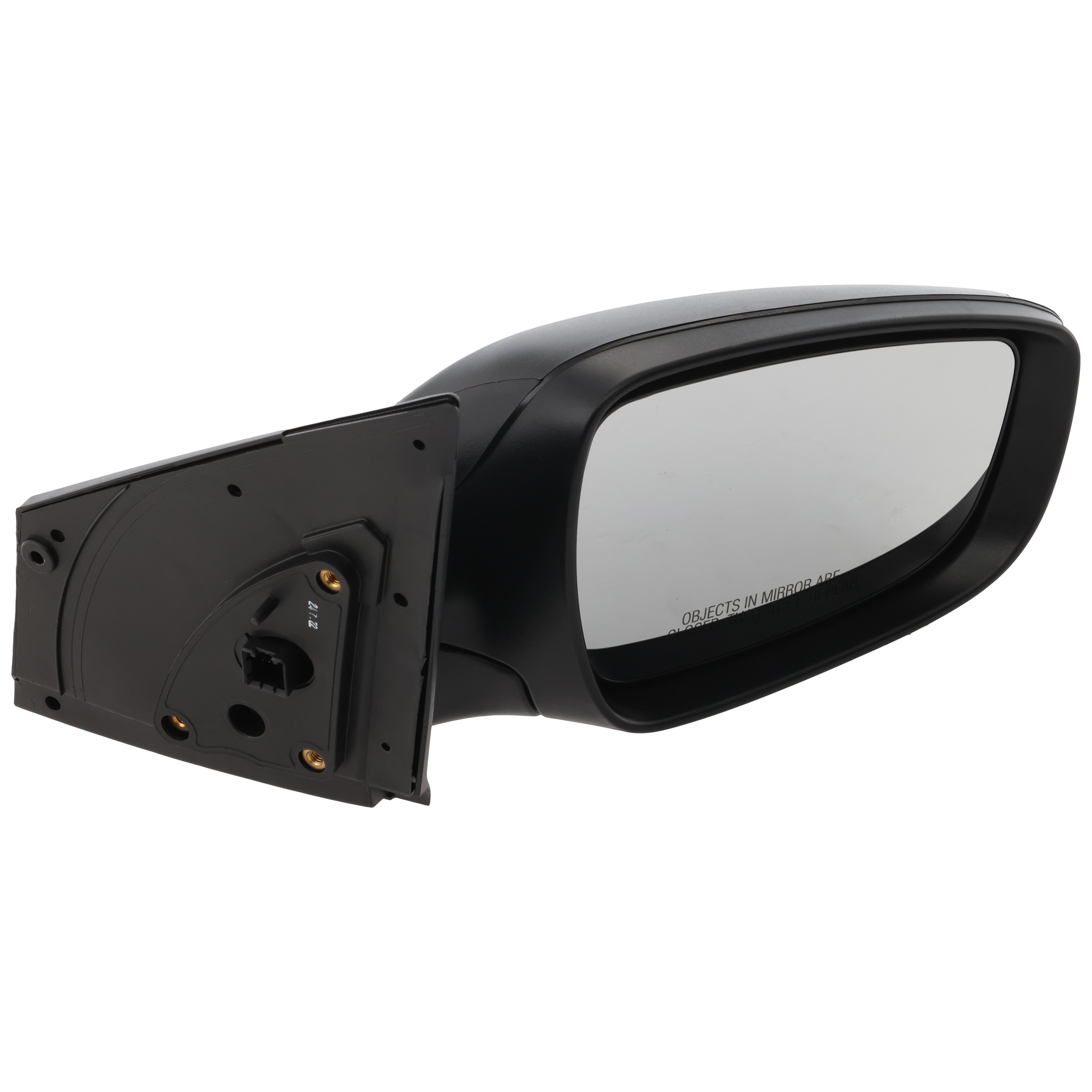 AM ACCENT 12-17 MIRROR RH Power Manual Folding Heated Textured No Auto dimming BSD Memory and Signal Light SKU JHY61ER Partslink HY1321181 OEM 876201R210 PFM 876201R250