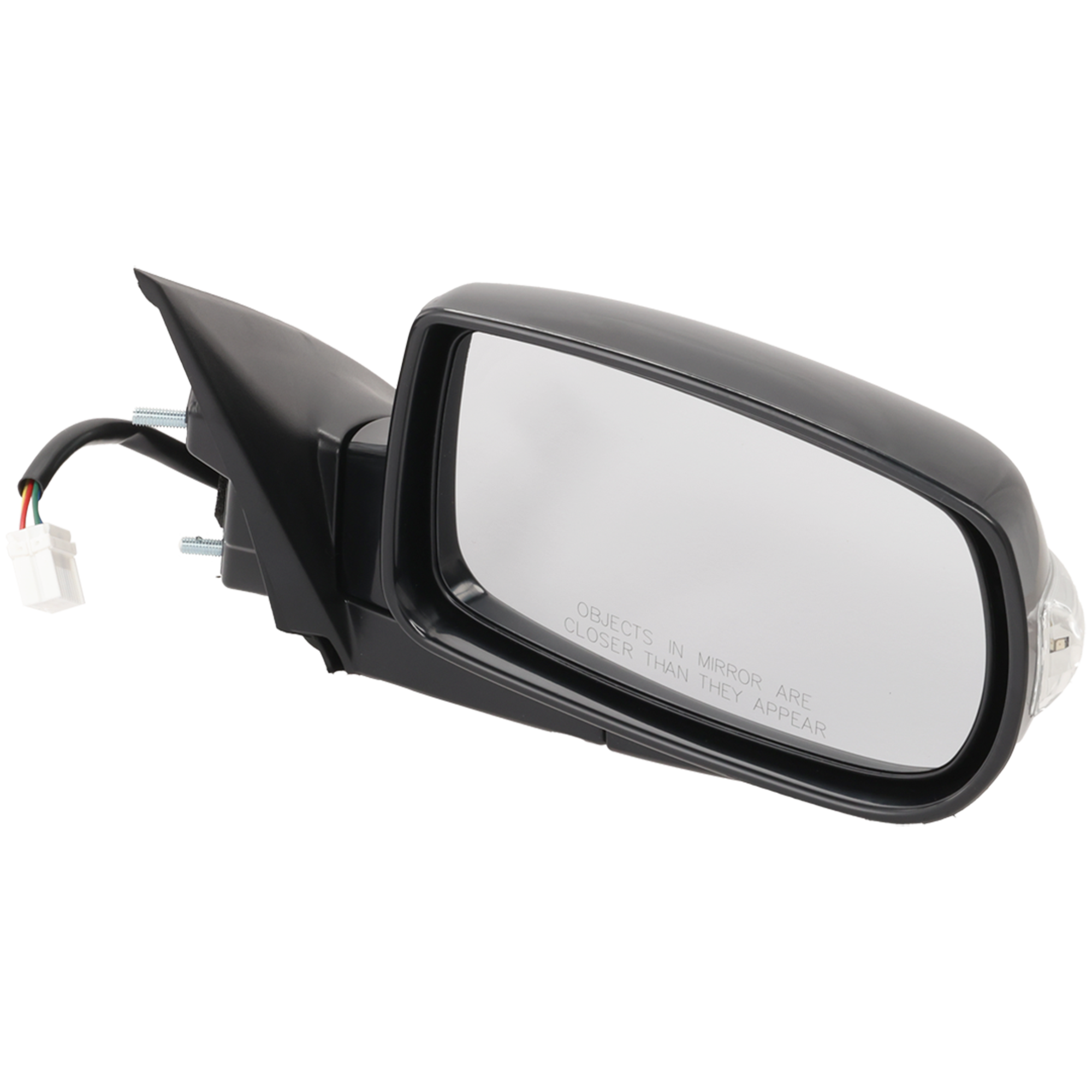 AM GENESIS COUPE 10-16 MIRROR RH Power Manual Folding Non Heated Paintable w Signal Light models w Side Repeater Lights SKU JHY71ER S Partslink HY1321192 OEM 876202M120