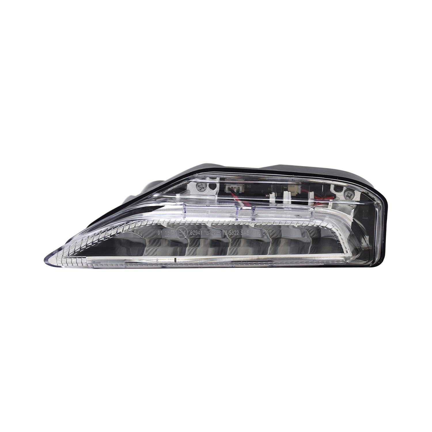 AM Q50-14-23 FRONT SIGNAL LAMP LH Assembly Clear Lens 16-18 Hybrid Models CAPA SKU JI10690002AQ Partslink IN2530105C OEM 261354GA1A