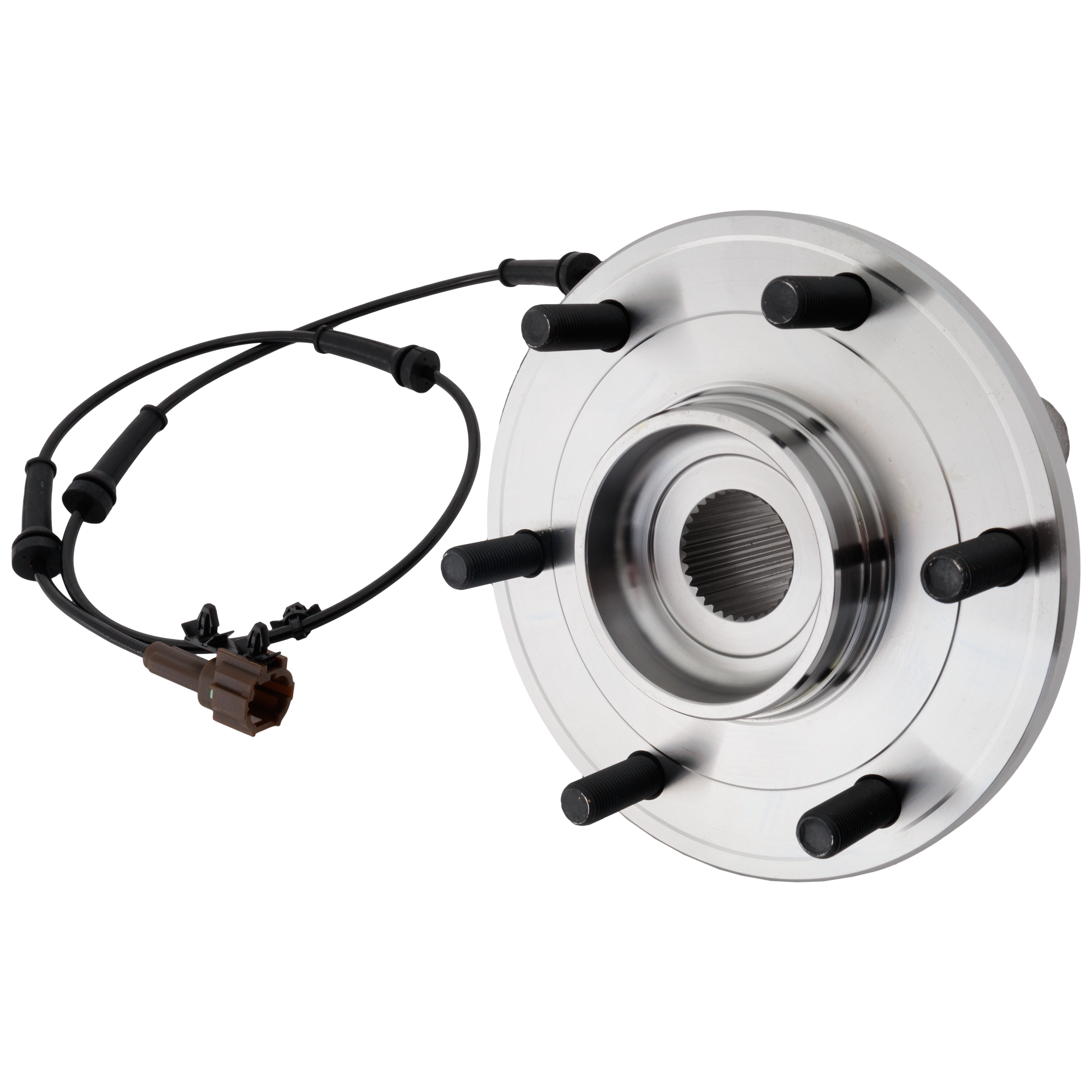 AM QX56-04-10 ARMADA 05-12 REAR HUB ASSEMBLY RH=LH 6 Studs 6 in. x 5.5 in. Bolt Pattern 4 Bolt Square Flange w ABS SKU JI285901 OEM 432027S000