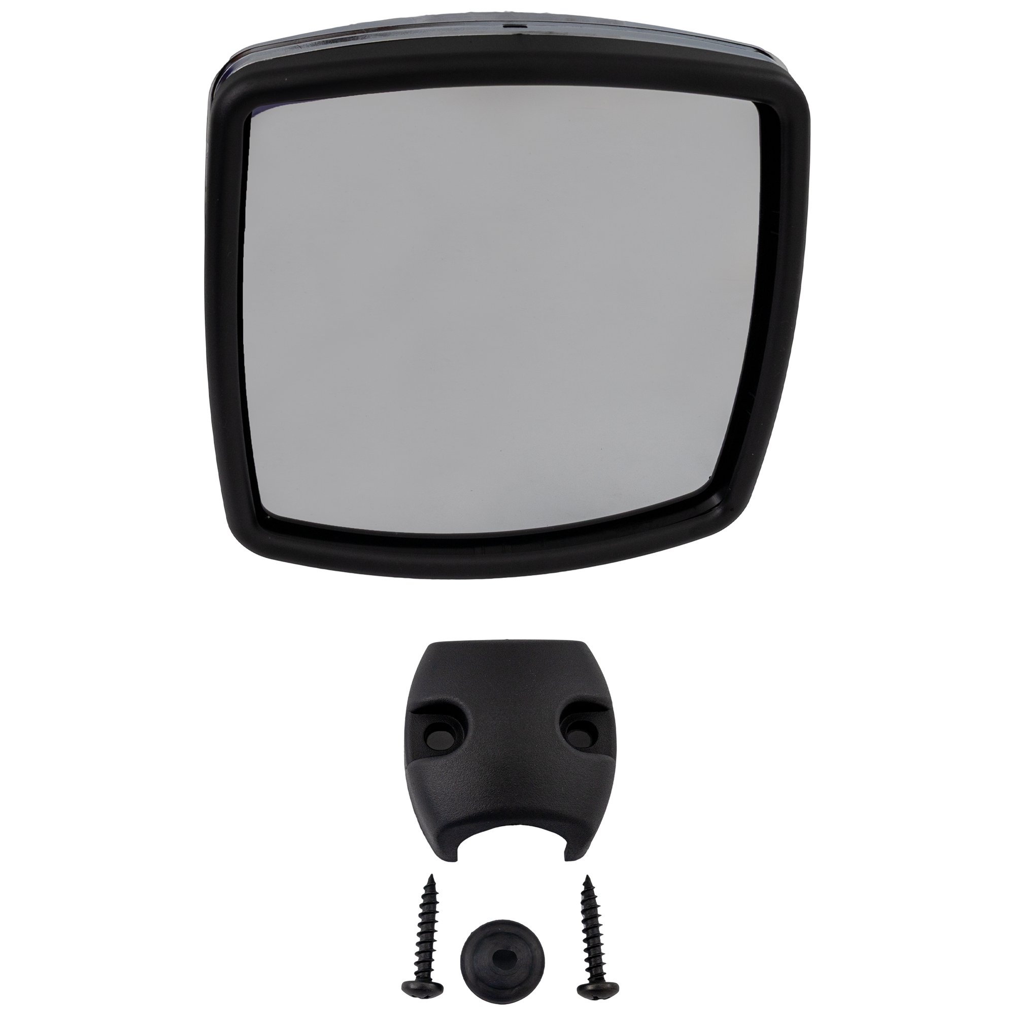 AM INTERNATIONAL PROSTAR 08-11 MIRROR RH=LH Lower Manual Adjust Heated Chrome Fits 2 Piece type SKU JIN70R L HD OEM Heavy Duty