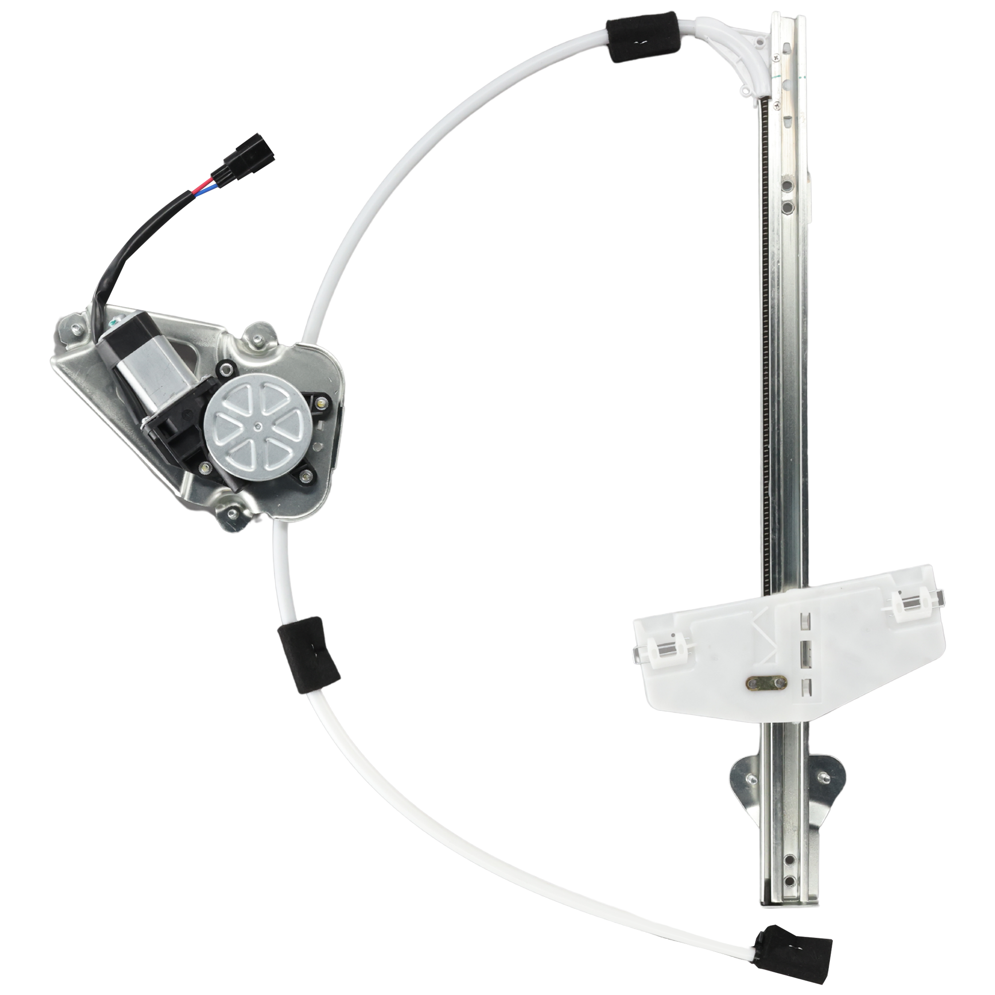AM LIBERTY 02-06 FRONT WINDOW REGULATOR LH Power w Motor Ball Stud Style w Spring Clip To 2-25-06 SKU JJ462910 Partslink CH1350155 OEM 68059645AA