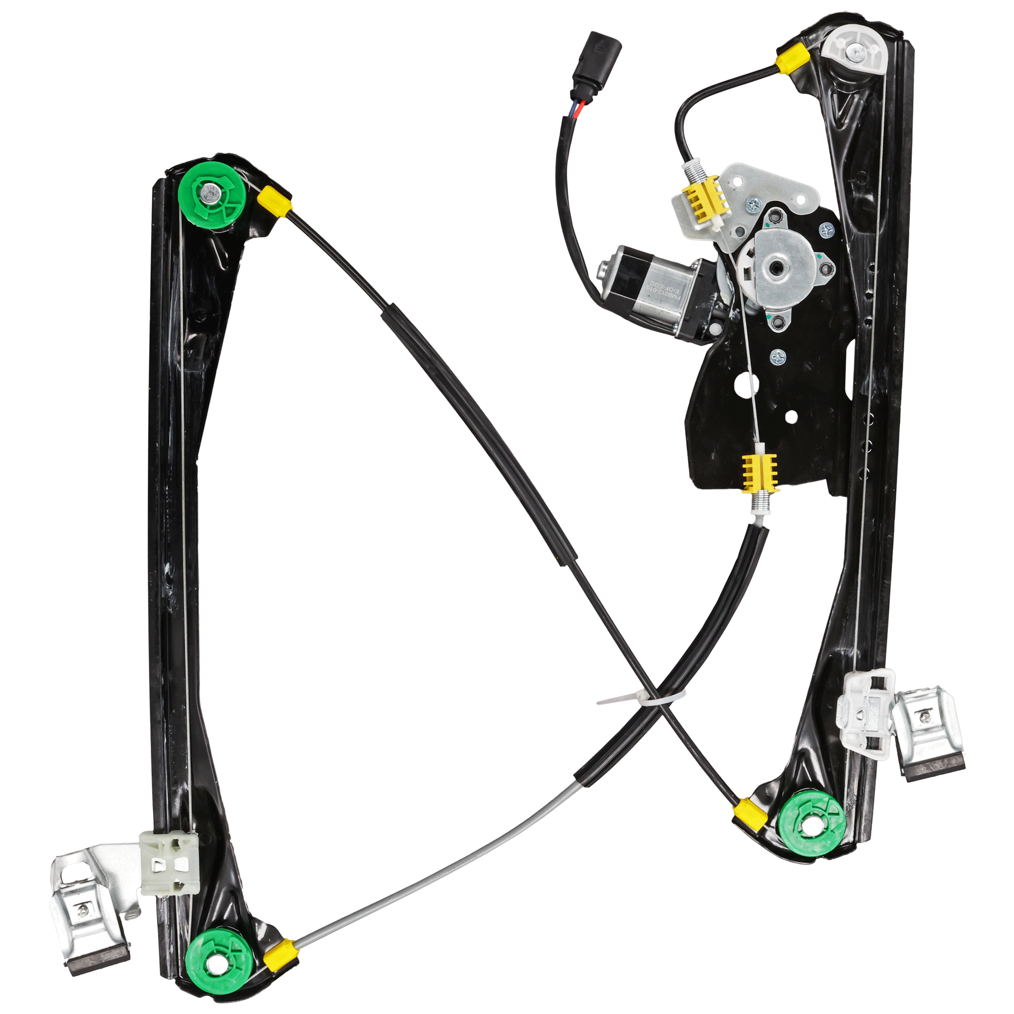 AM S TYPE 00-02 FRONT WINDOW REGULATOR LH w Motor 2 Prong Connector To VIN M45254 SKU JJ462928 OEM XR848083 PFM