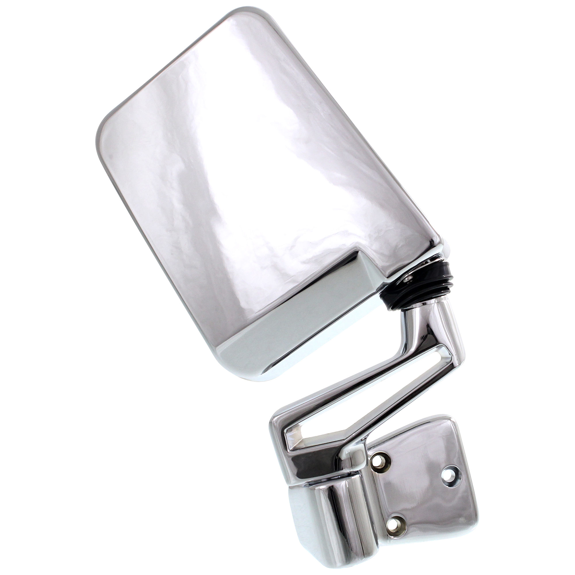 AM WRANGLER 87-02 MIRROR RH Manual Folding Heated Chrome Door Panel Mount w Dual Thin Arm SKU JJP12CR 1 OEM 55027208 PFM 68084718 PFM