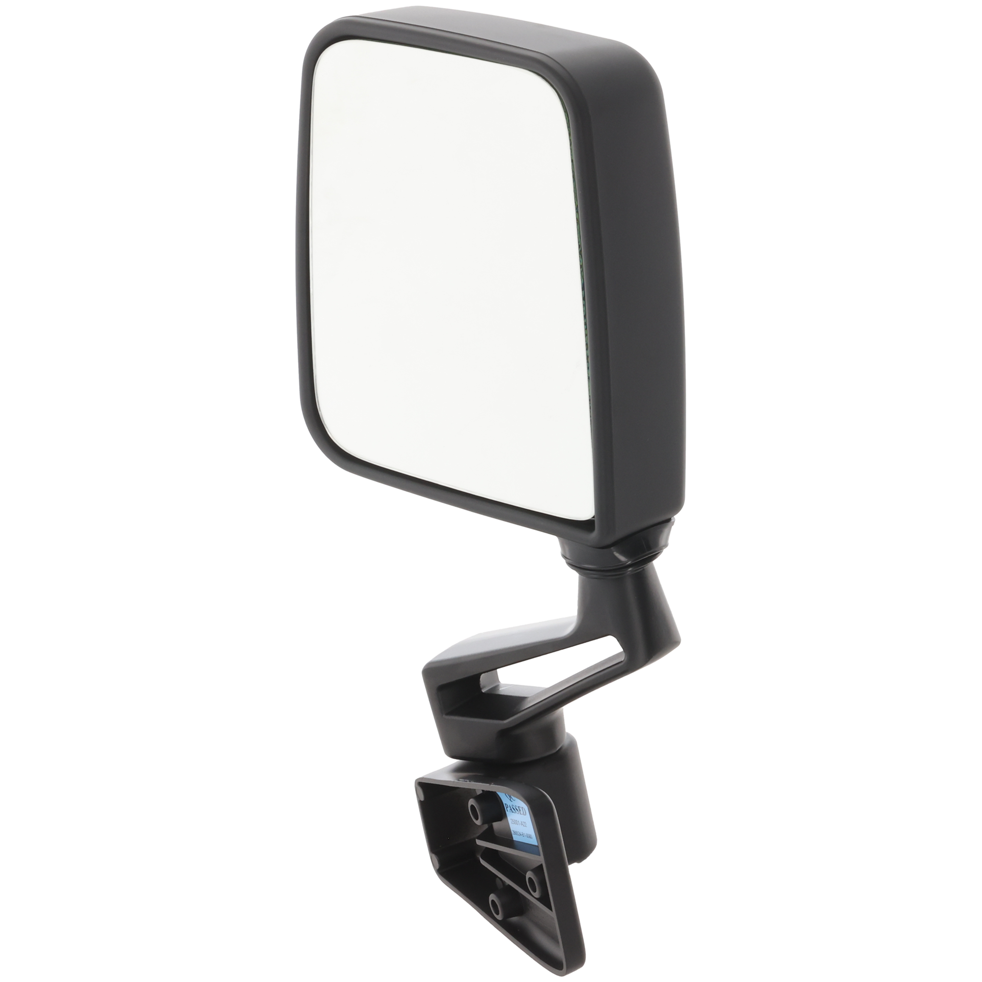 AM WRANGLER 87-02 MIRROR LH Manual Adjust Manual Folding Non Heated Paintable Metal Housing w Hollow Arm SKU JJP12L Partslink CH1320102 CH1320296 OEM 55027207-68084718AA