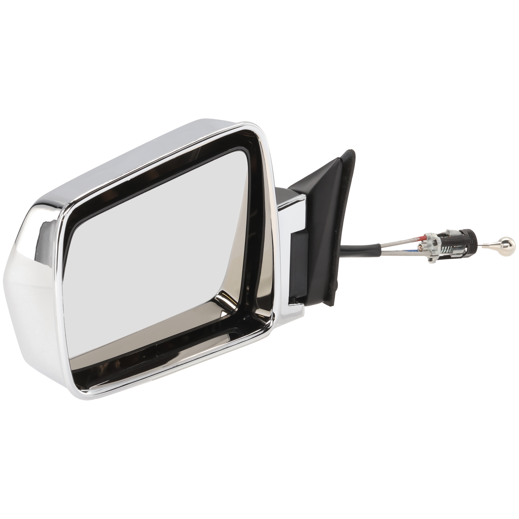 AM CHEROKEE 84-96 MIRROR LH Manual Adjust Non Folding Non Heated Chrome No Auto dimming BSD Memory and Signal Light SKU JJP15CL Partslink CH1320156 OEM 55034121