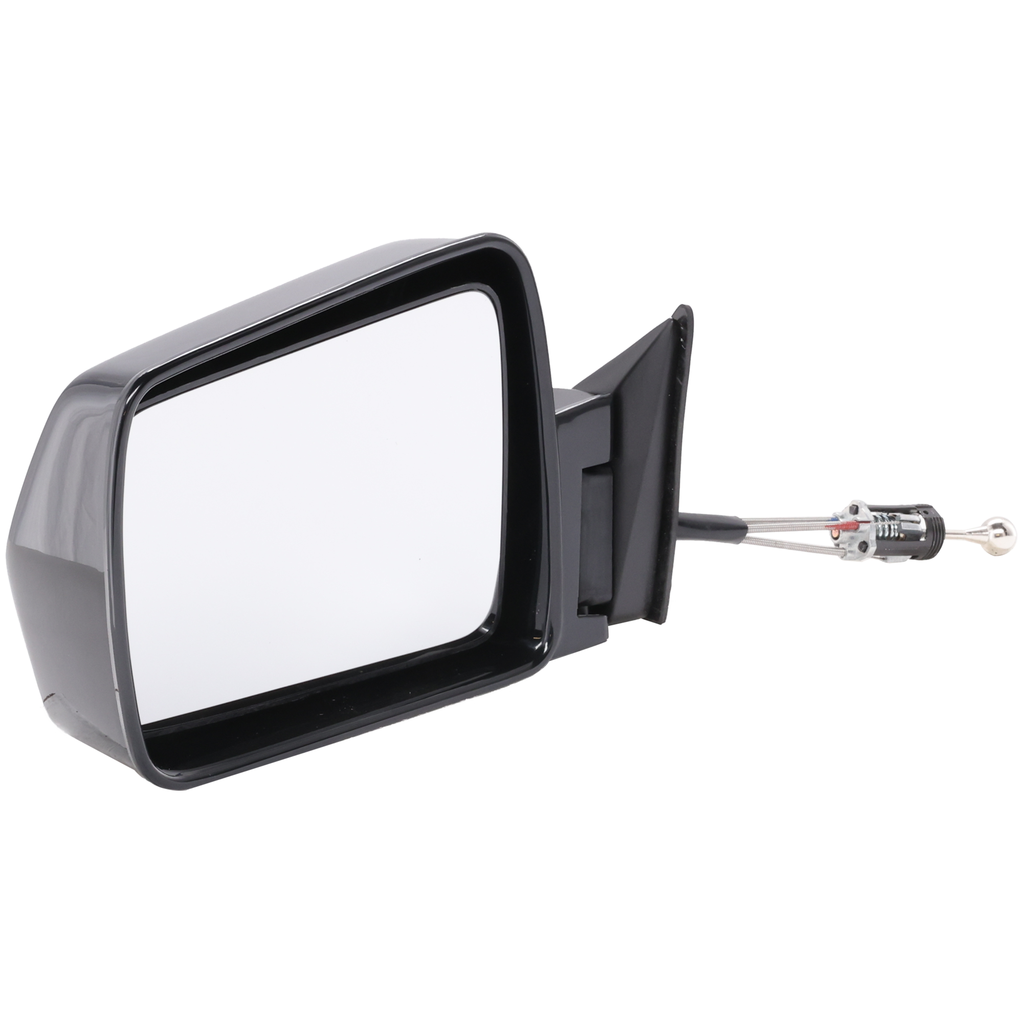 AM CHEROKEE 84-96 MIRROR LH Manual Adjust Non Folding Non Heated Paintable SKU JJP15L Partslink CH1320124 OEM 55034123