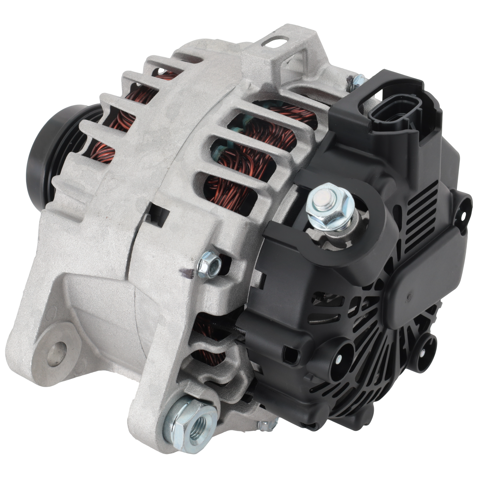 AM FORTE KOUP 14-16 FORTE5-15-16 ALTERNATOR 12 Volts 110 Amp 6 Grooves Clockwise 1.6L Eng. SKU JK33010002 OEM 2616559