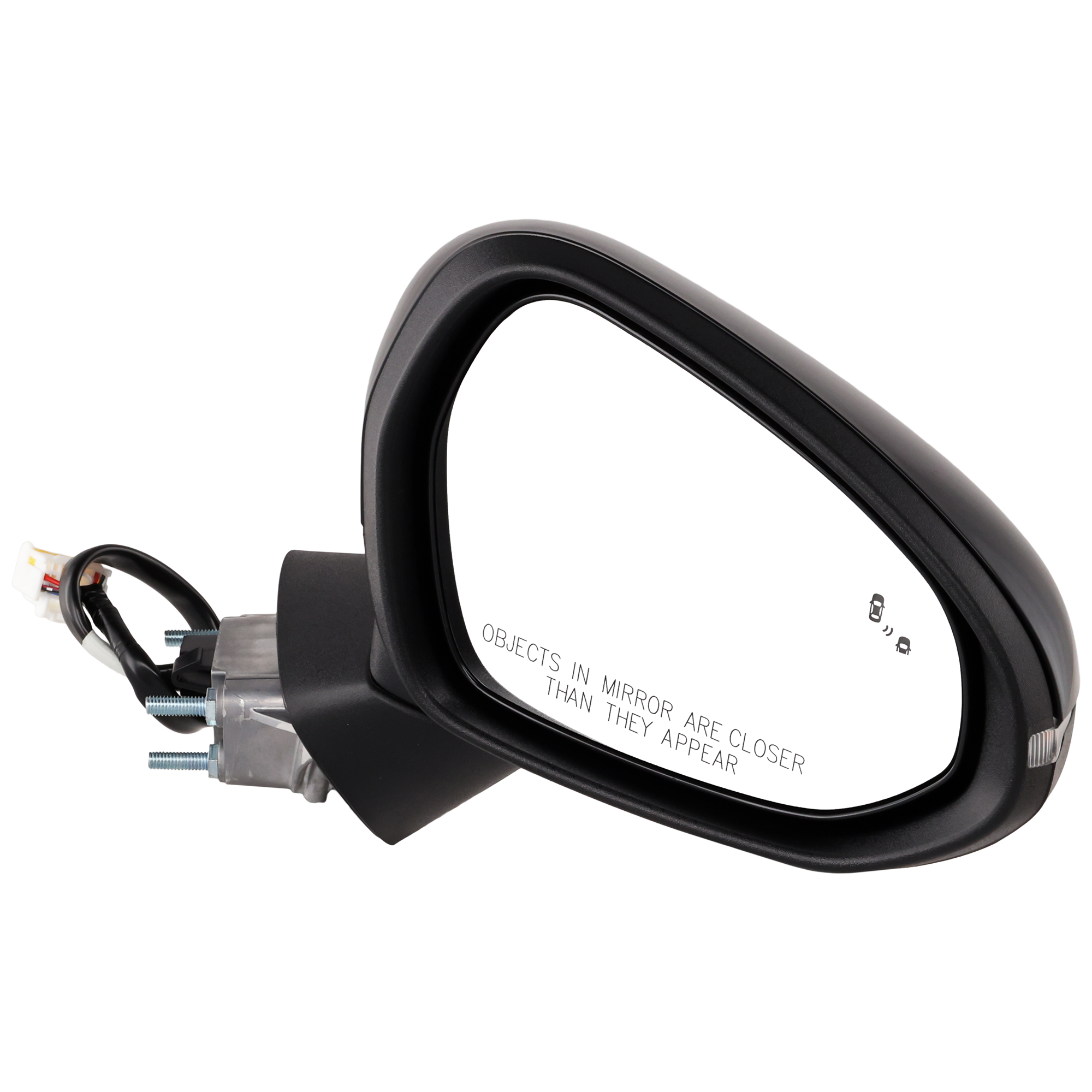AM K5-21-24 MIRROR RH Power Manual Folding Heated Paintable GT Line Model w In housing Signal Light BSD in Glass No Memory Puddle Light Auto Dimming SKU JKA105ER S Partslink KI1321246 OEM 87620L3080