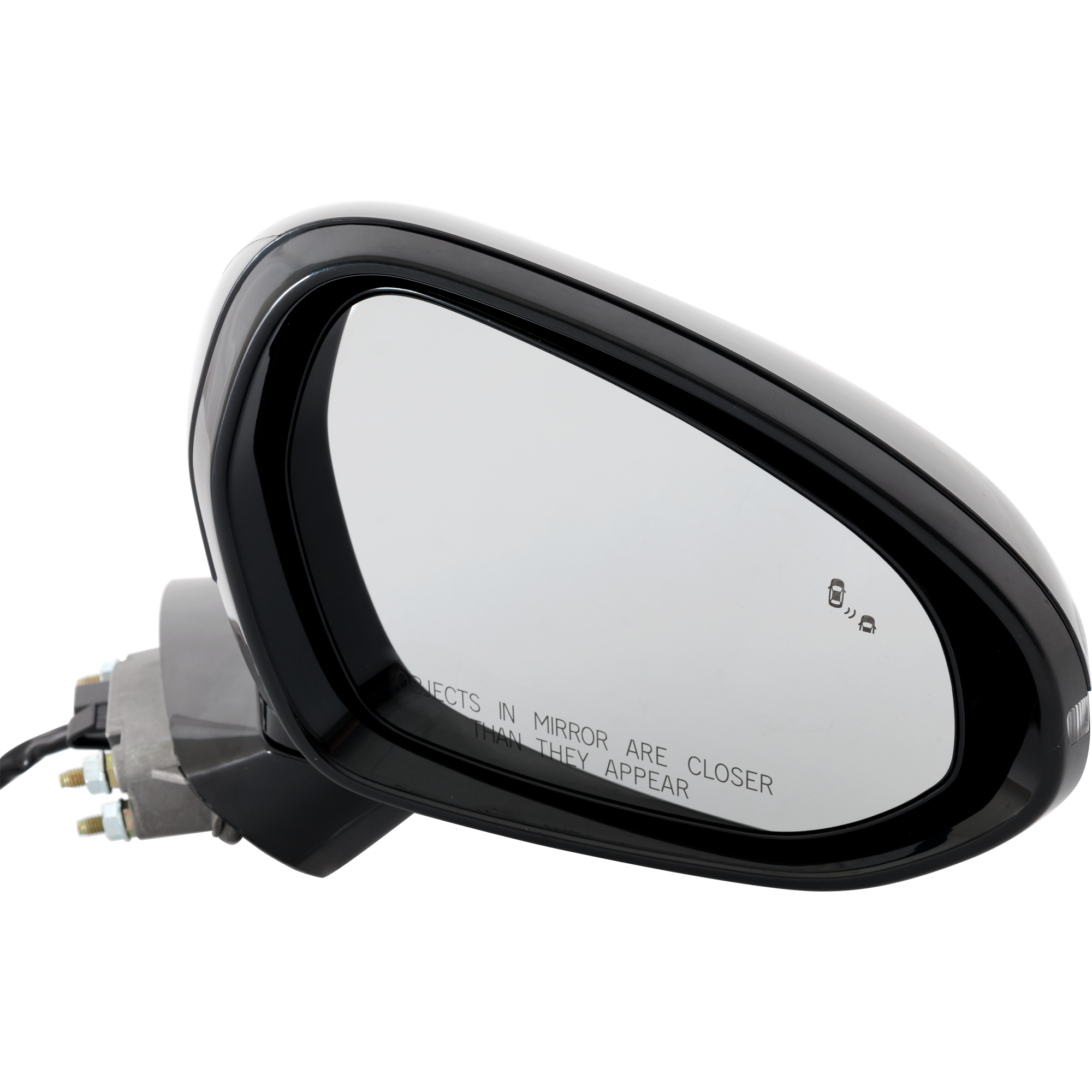 AM K5-21-24 MIRROR RH Power Manual Folding Heated Gloss Black GT GT Line Models w In housing Signal Light BSD in Glass No Memory Puddle Light Auto Dimming SKU JKA106ER S Partslink KI1321247 OEM 87620L3020