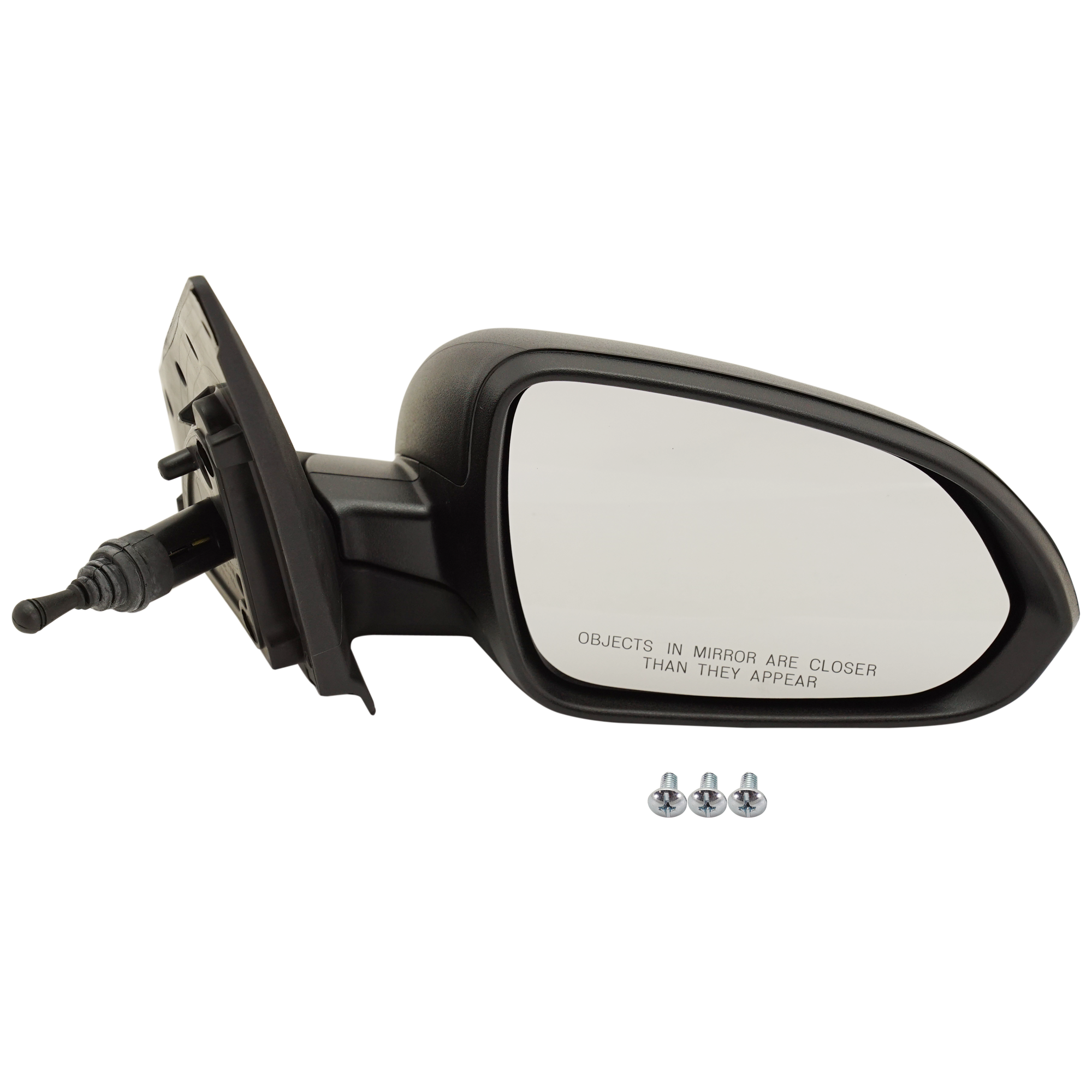 AM RIO 18-22 MIRROR RH Manual Adjust Manual Folding Non Heated Textured LX Model SKU JKA38R Partslink KI1321217 OEM 87620H9110
