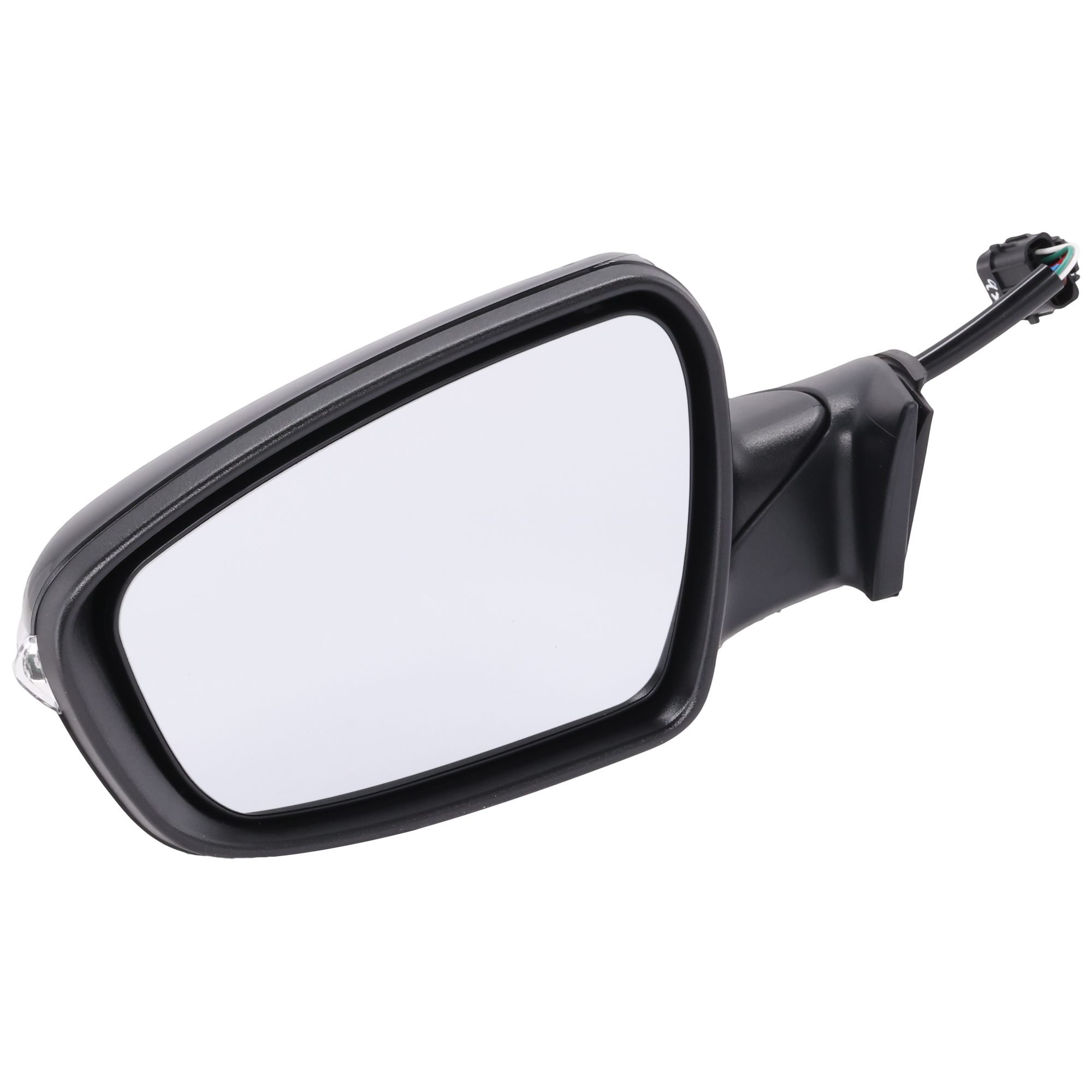 AM FORTE 14-16 MIRROR LH Power Manual Folding Heated Paintable w Signal Light No Puddle Light Sedan LX Model SKU JKA49EL S Partslink KI1320182 OEM 87610A7210