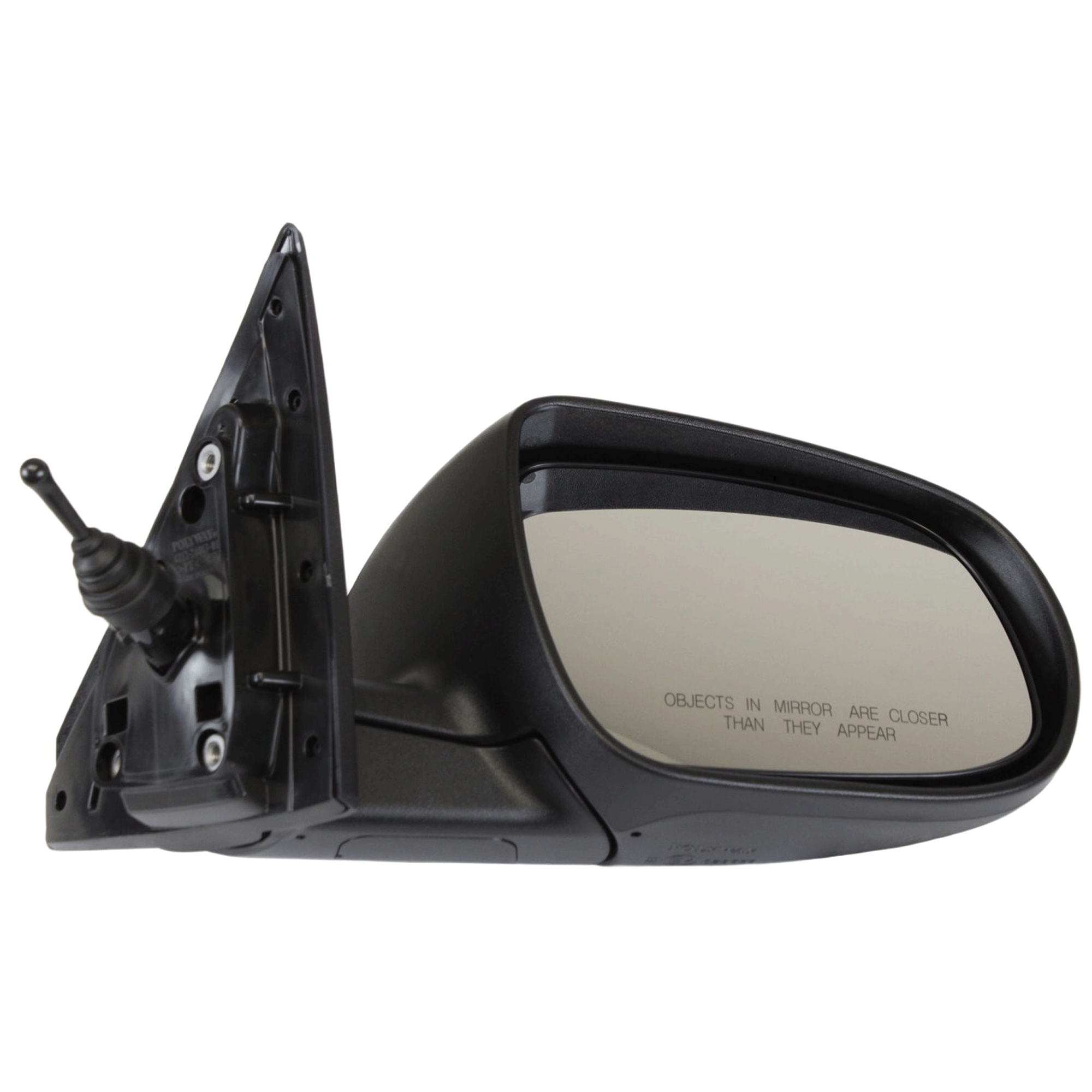 AM FORTE KOUP 10-13 MIRROR RH Manual Adjust Manual Folding Non Heated Paintable SKU JKI102R Partslink KI1321165 OEM 876061M100