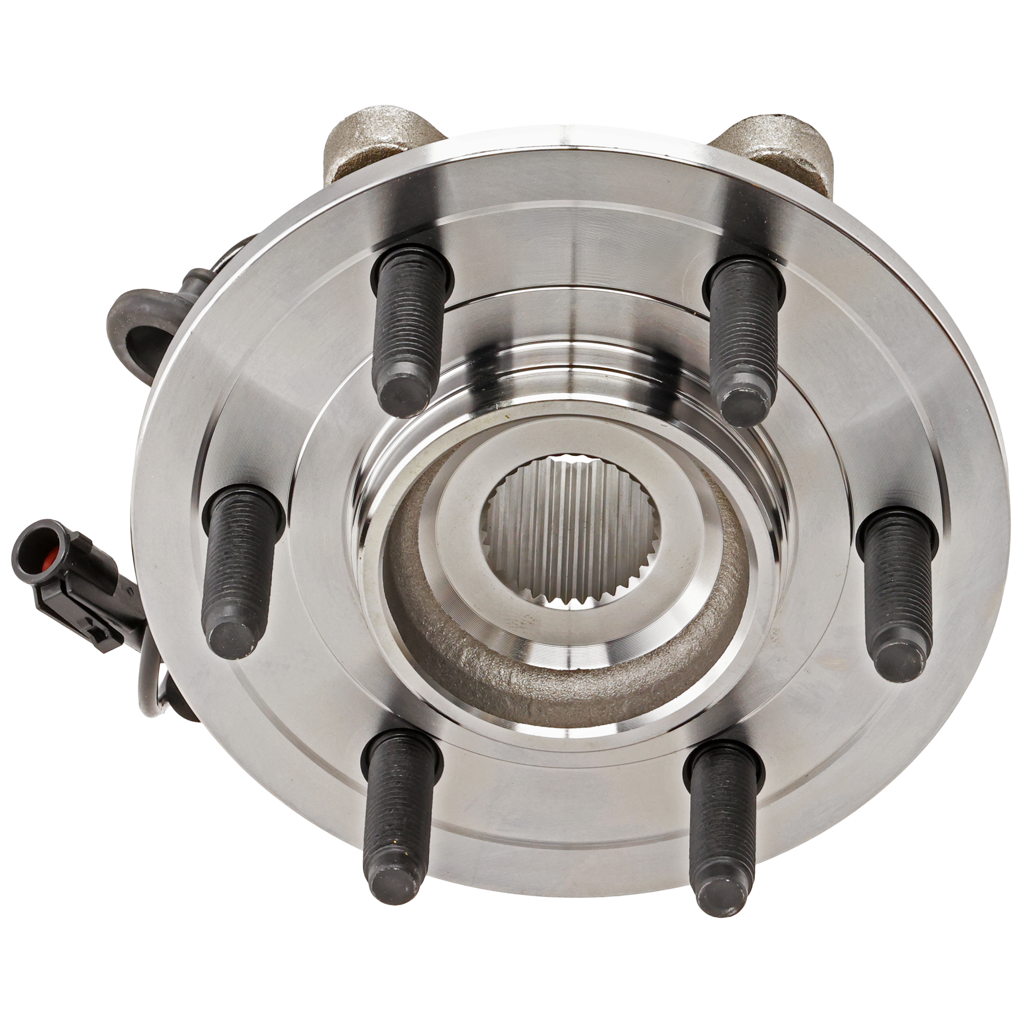 AM NAVIGATOR 03-06 REAR HUB ASSEMBLY RH=LH 6 Studs 6 x 134.76 mm PCD Bolt Pattern 4 Bolt Rectangular Flange w ABS SKU JL285901 OEM 6L1Z1109F
