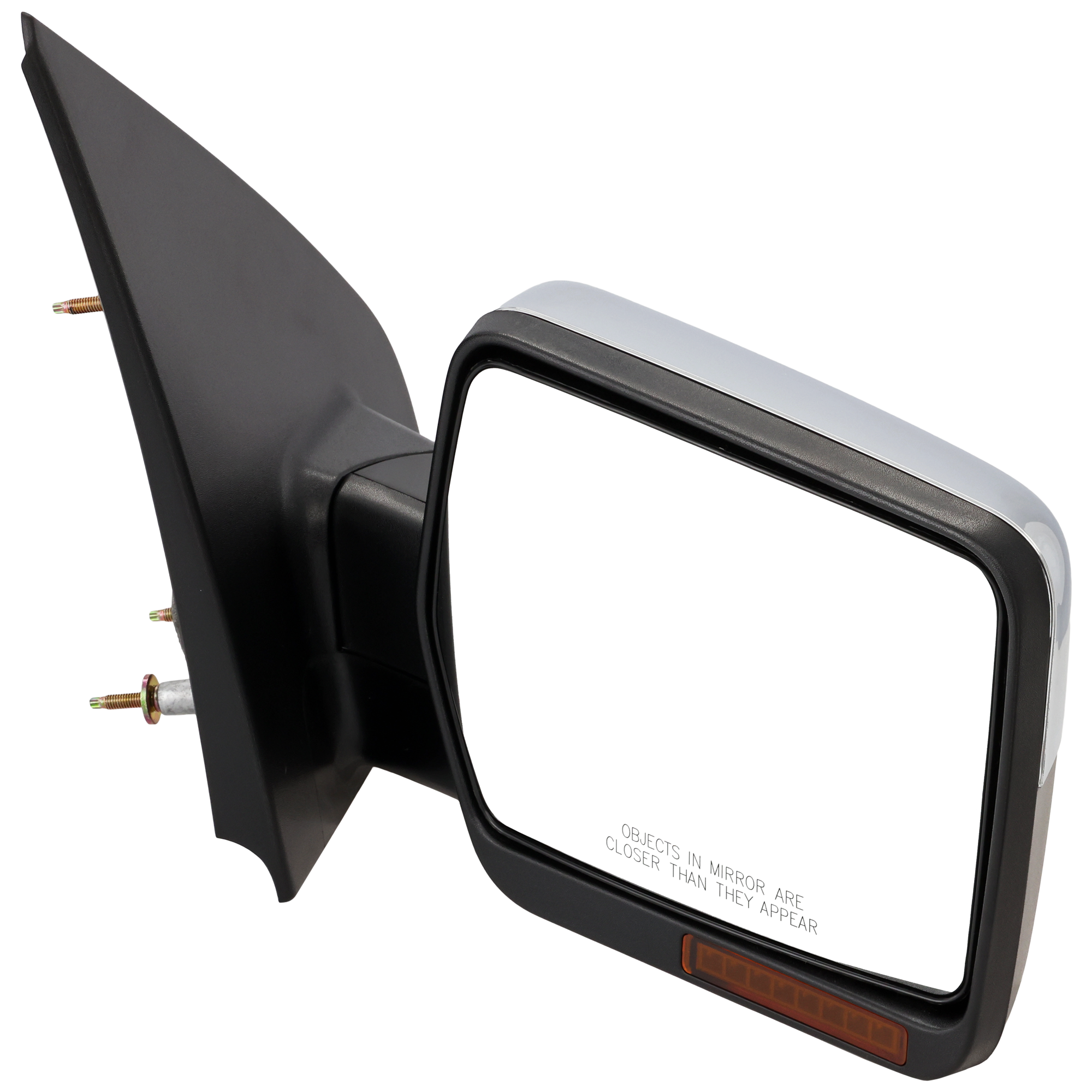 AM F 150-04-06 MARK LT 06-06 MIRROR RH Non Towing Power Manual Folding Heated Chrome w In housing Signal Light No Auto dimming BSD and Memory SKU JLN20ER Partslink FO1321332 OEM 6L3Z17682HA