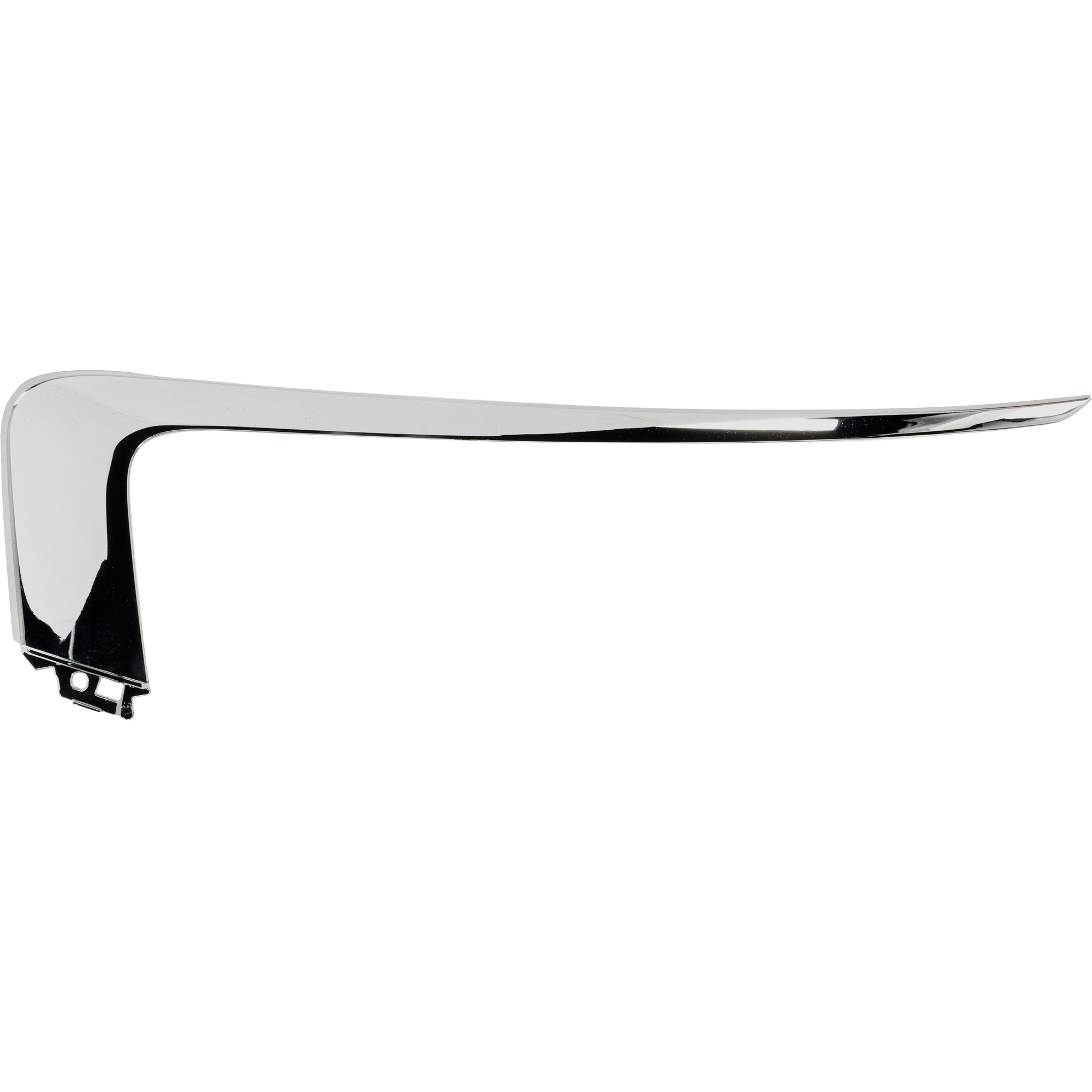 AM ECLIPSE CROSS 22-24 REAR BUMPER MOLDING LH Upper Garnish Chrome SKU JM01590008 Partslink MI1046116 OEM 6407A421
