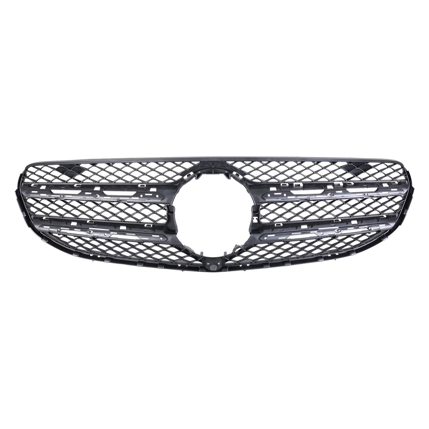 AM GLC300-20-22 GRILLE Paint to Match w o AMG Styling Package w Camera Hole SUV SKU JM07010002 Partslink MB1200220 OEM 2538882900
