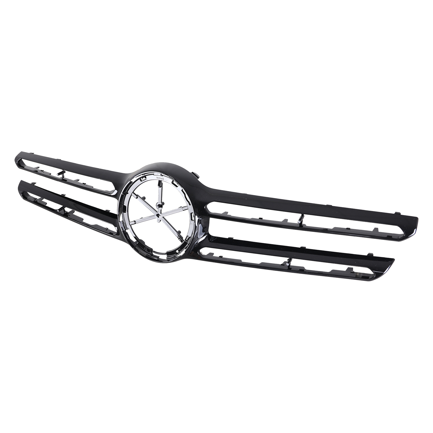 AM GLC300-20-22 GRILLE MOLDING Center Painted Black w o AMG Styling Pkg and Camera Hole SUV SKU JM07070003 Partslink MB1210149 OEM 25388812019040